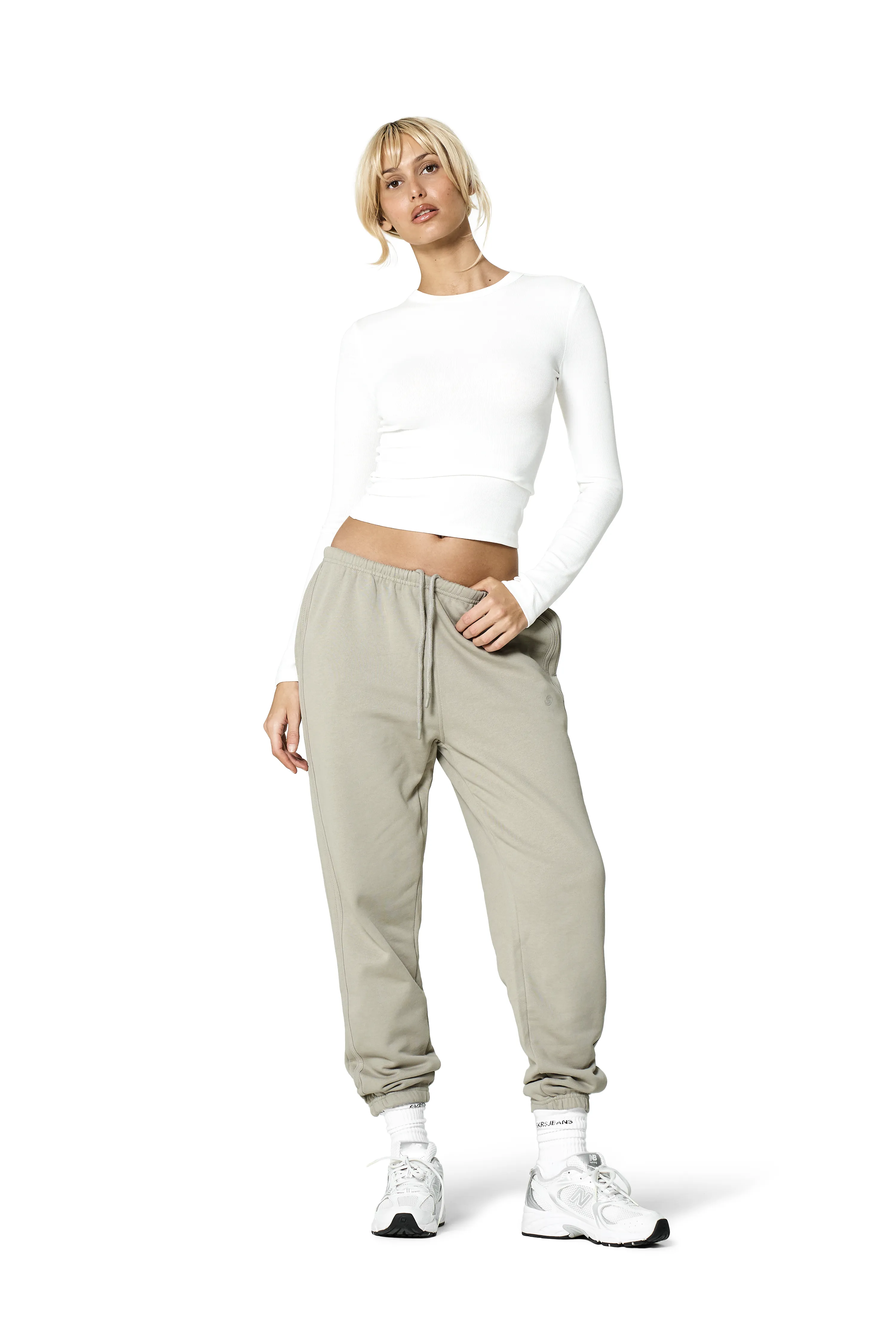 Series Sweatpants in Oatmeal sold by Sisters and Seekers product image thumbnail 3