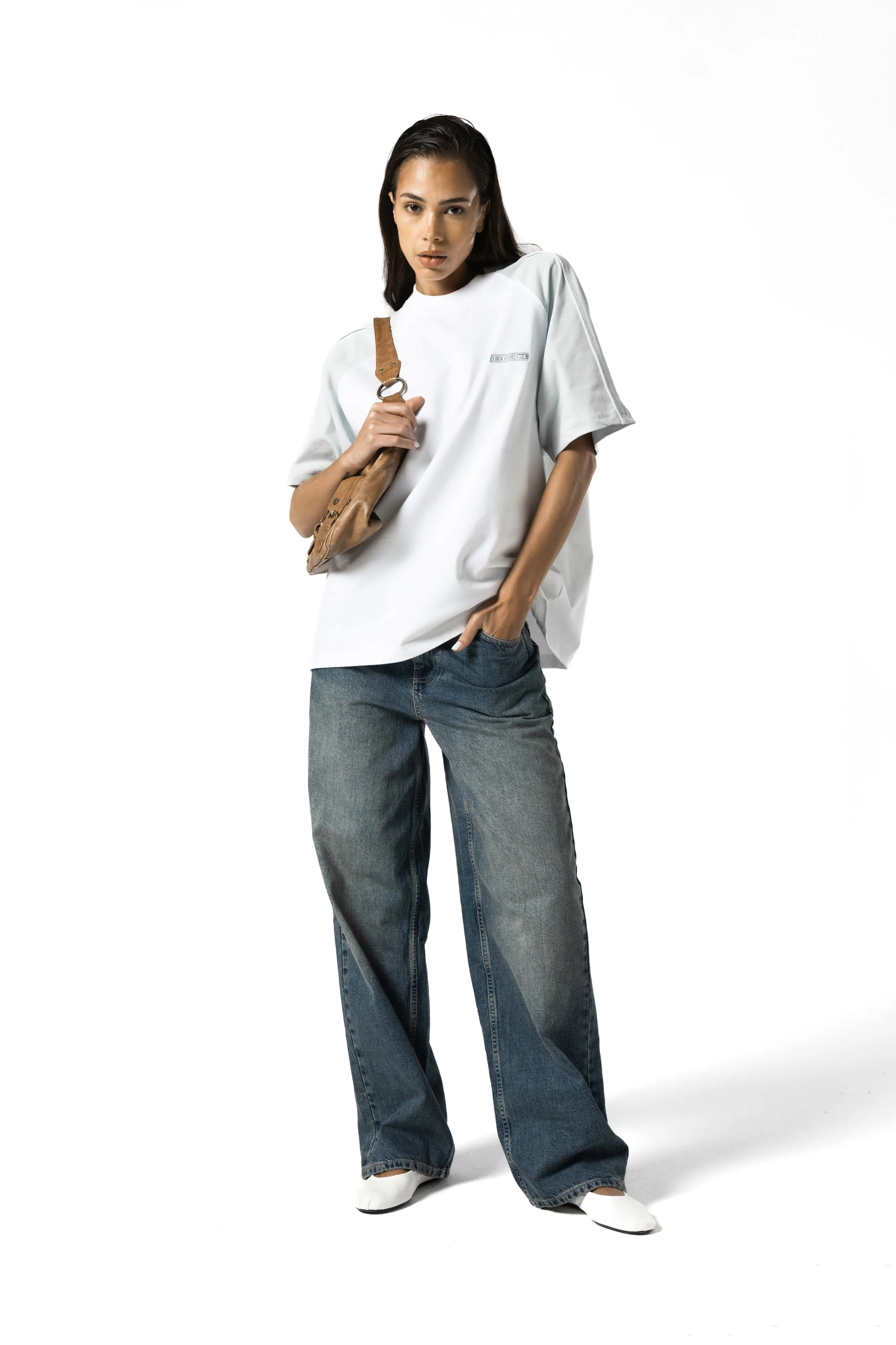 Face First Oversized Tee sold by Sisters and Seekers product image thumbnail 3