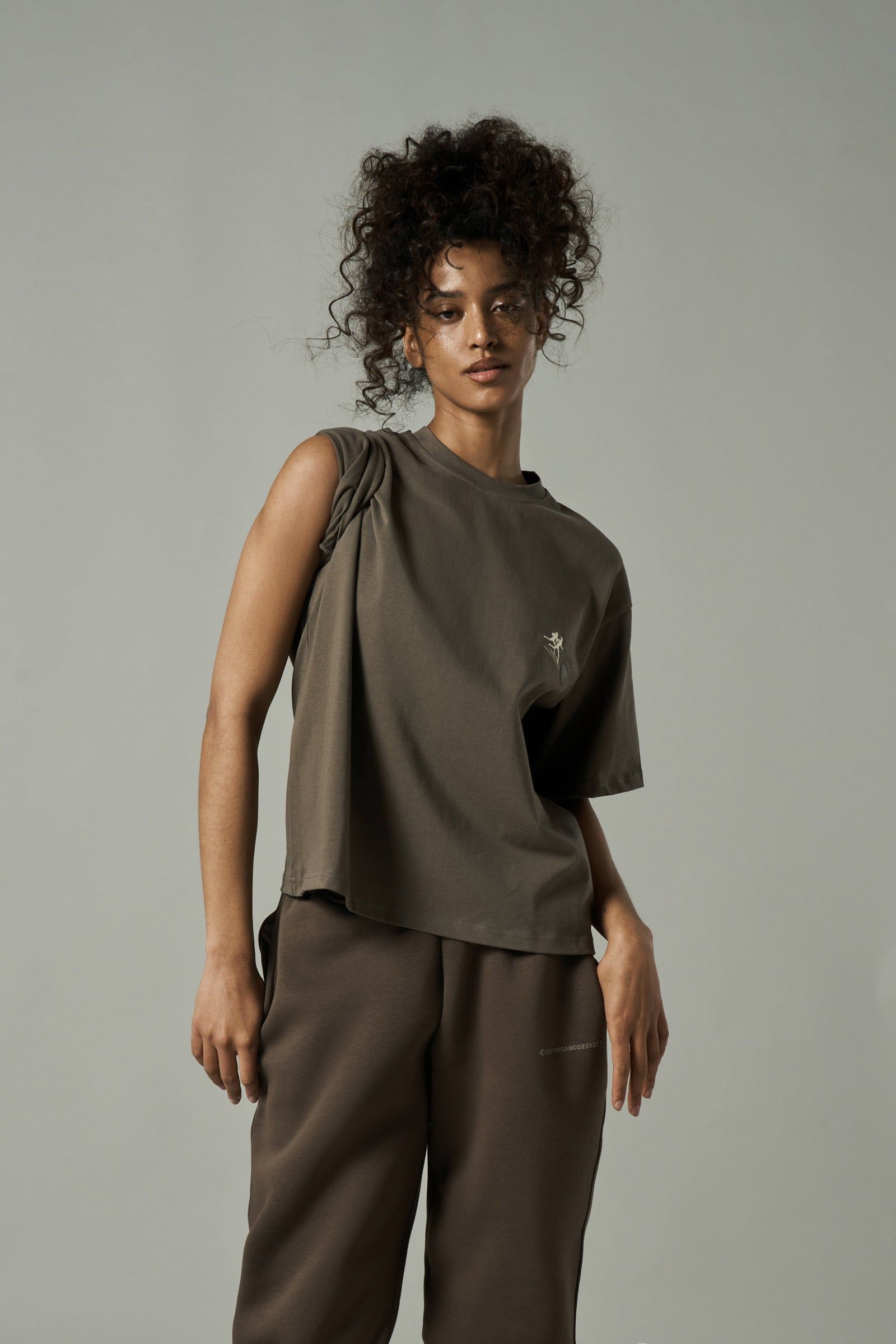 Established T-Shirt in Tobacco sold by Sisters and Seekers