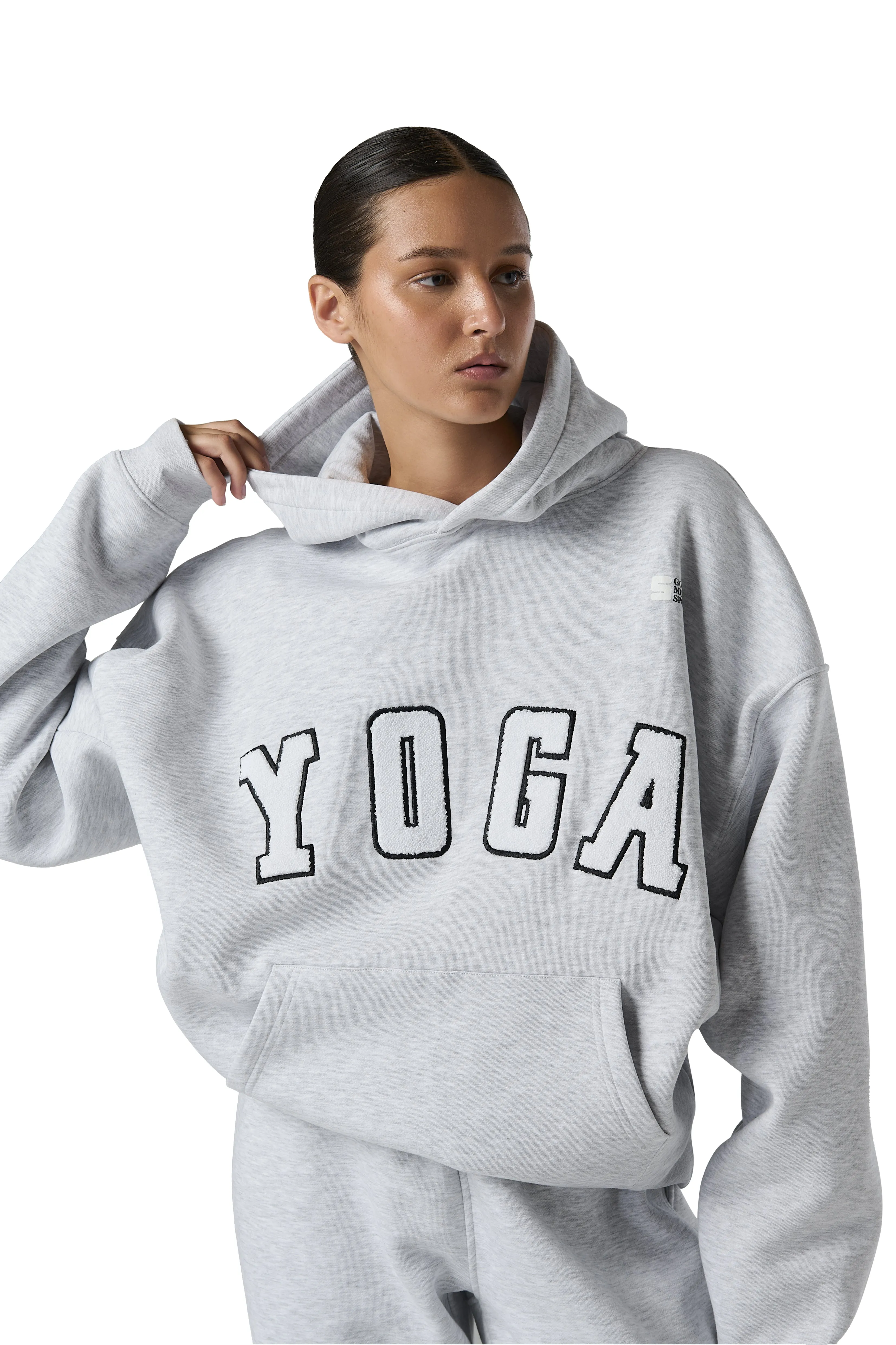 Yoga Melange Hoodie sold by Sisters and Seekers product image thumbnail 5