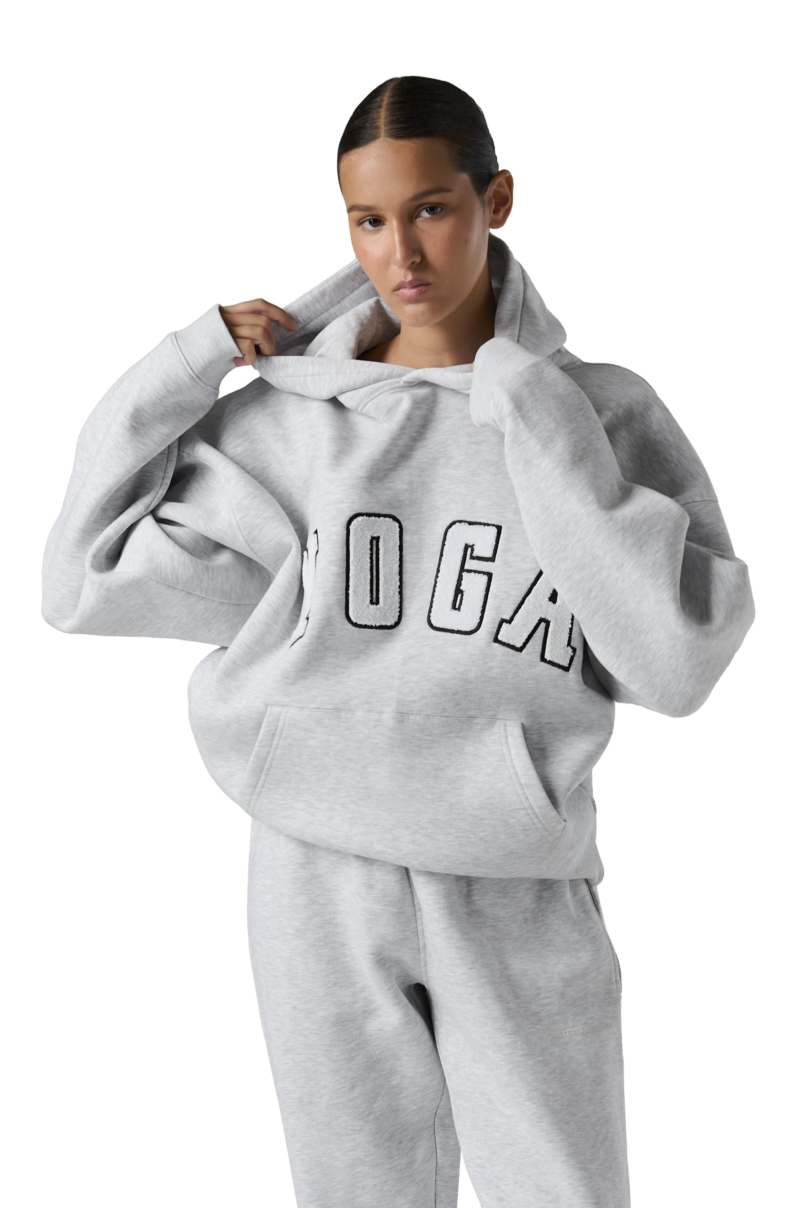Yoga Melange Hoodie sold by Sisters and Seekers product image thumbnail 4