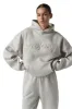 Series Emboss Hoodie in Foam sold by Sisters and Seekers