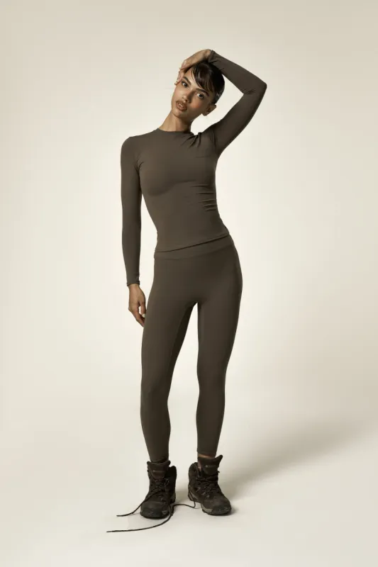 Active Leggings in Tobacco sold by Sisters and Seekers