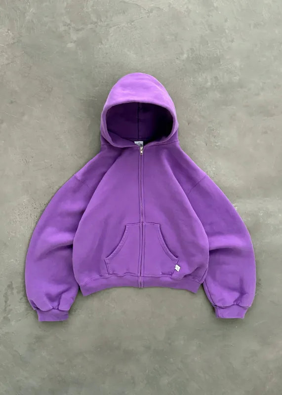 ZIP-UP HOODIE - PLUM sold by Akimbo