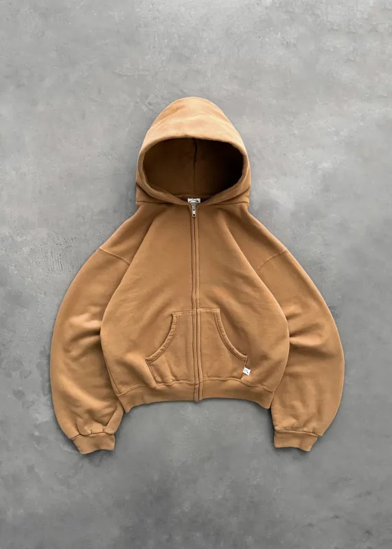 ZIP-UP HOODIE - TOBACCO sold by Akimbo