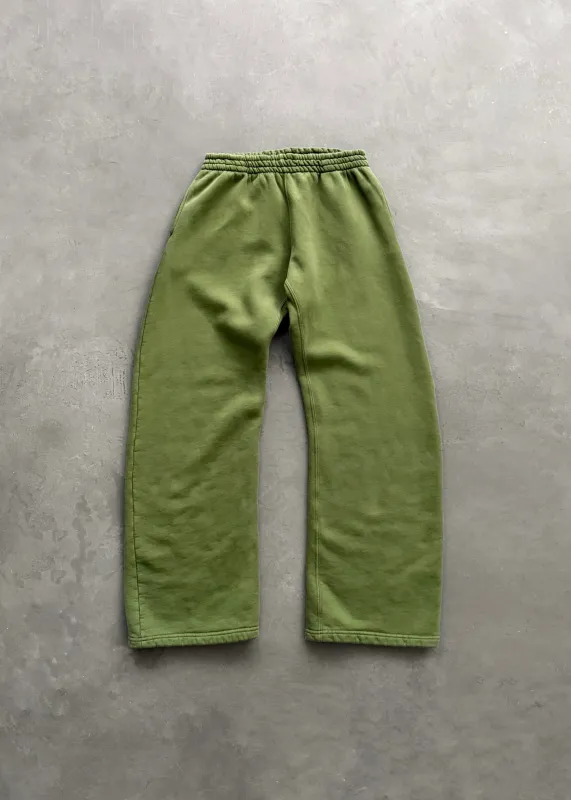 STRAIGHT-LEG SWEATPANTS - OLIVE GREEN sold by Akimbo