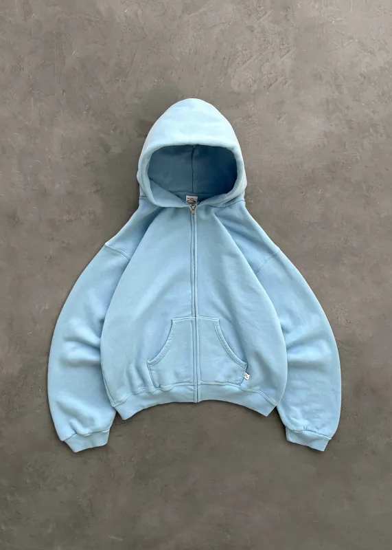 ZIP-UP HOODIE - DUSK BLUE made by Akimbo
