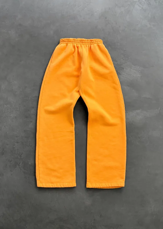 STRAIGHT-LEG SWEATPANTS - BLAZING ORANGE sold by Akimbo