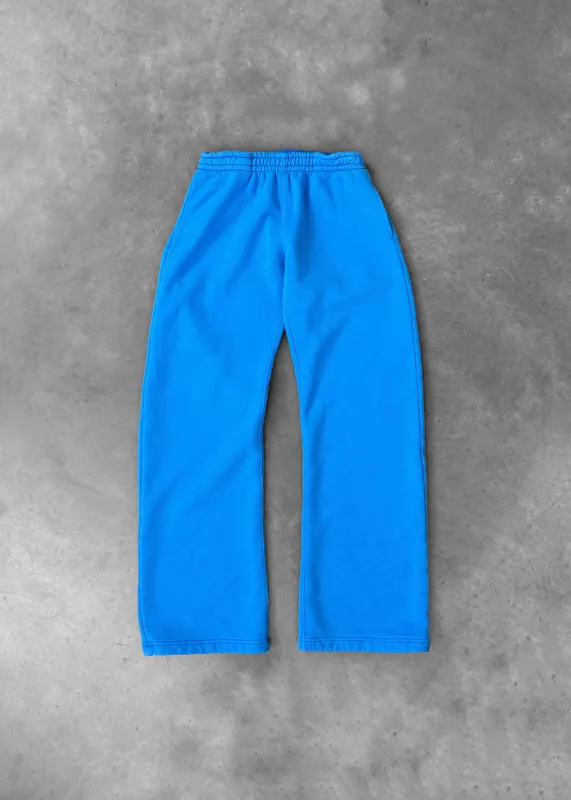 STRAIGHT-LEG SWEATPANTS - COBALT BLUE sold by Akimbo