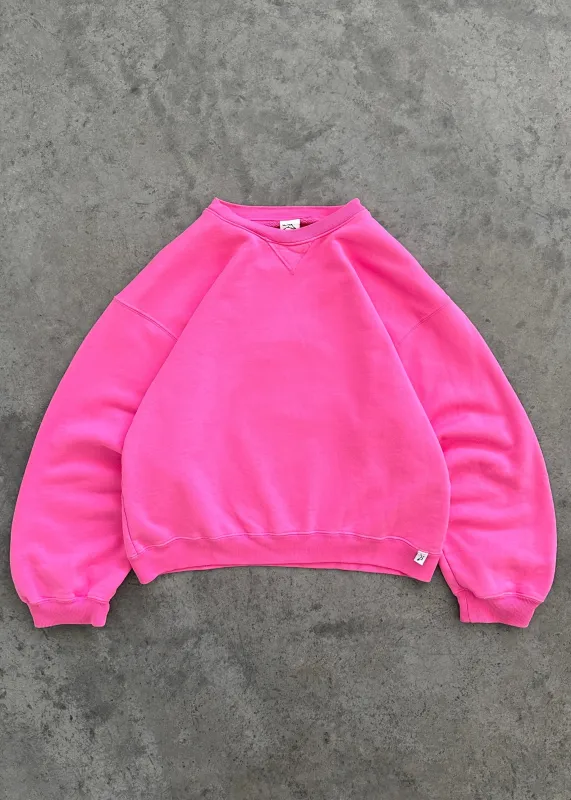 CREWNECK - HOT PINK made by Akimbo
