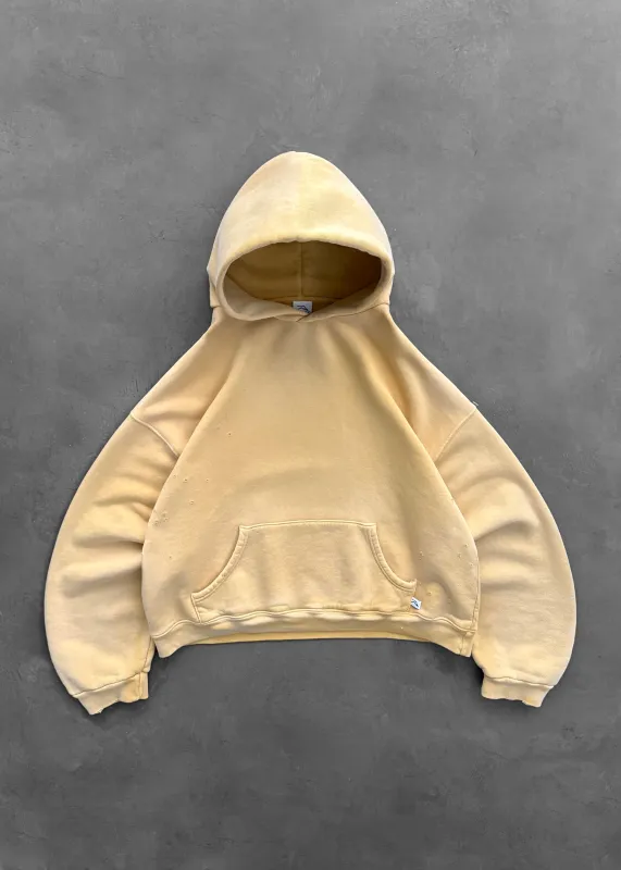 HOODIE - SUN FADED YELLOW made by Akimbo