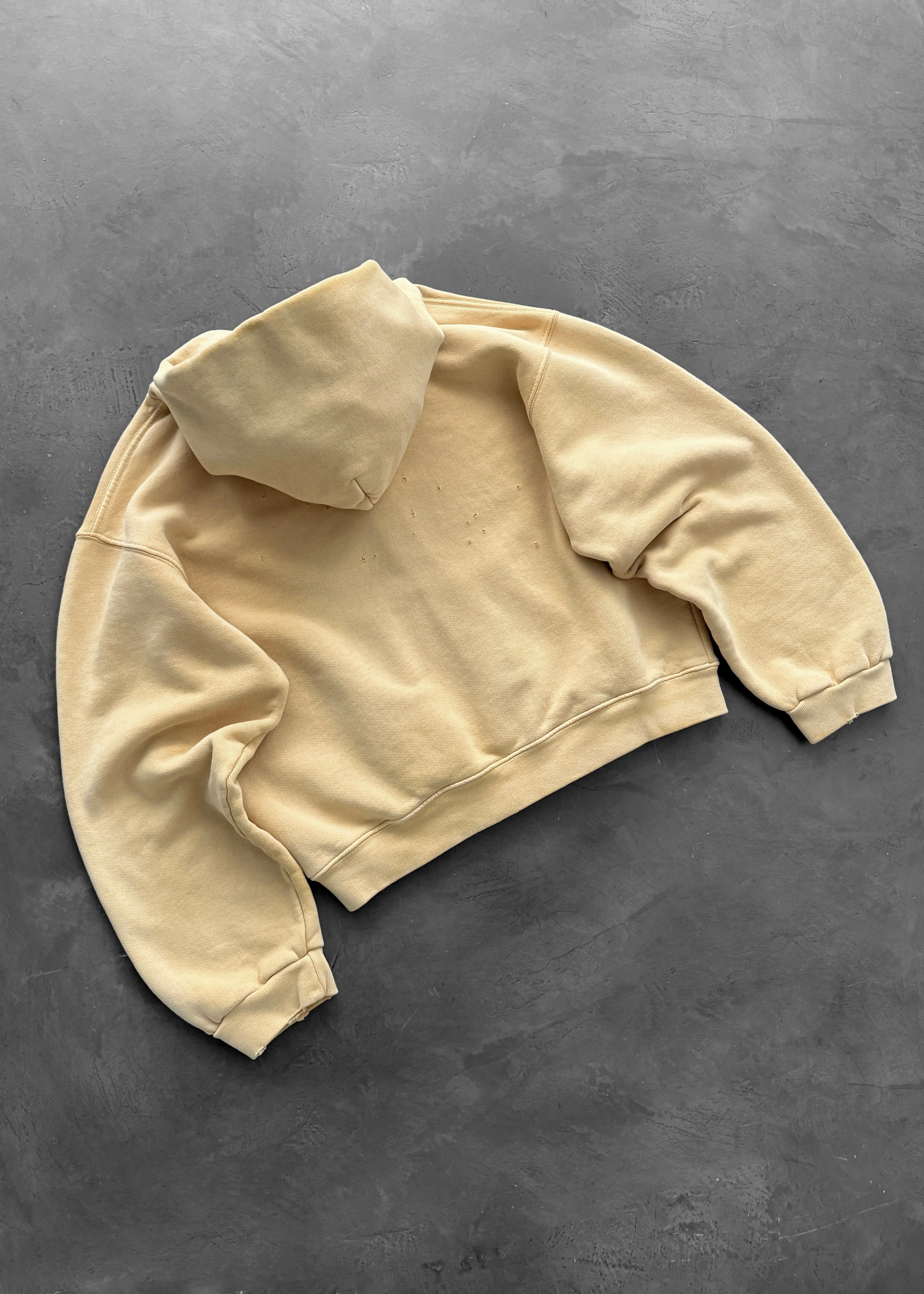 ZIP-UP HOODIE - SUN FADED YELLOW sold by Akimbo product image thumbnail 3