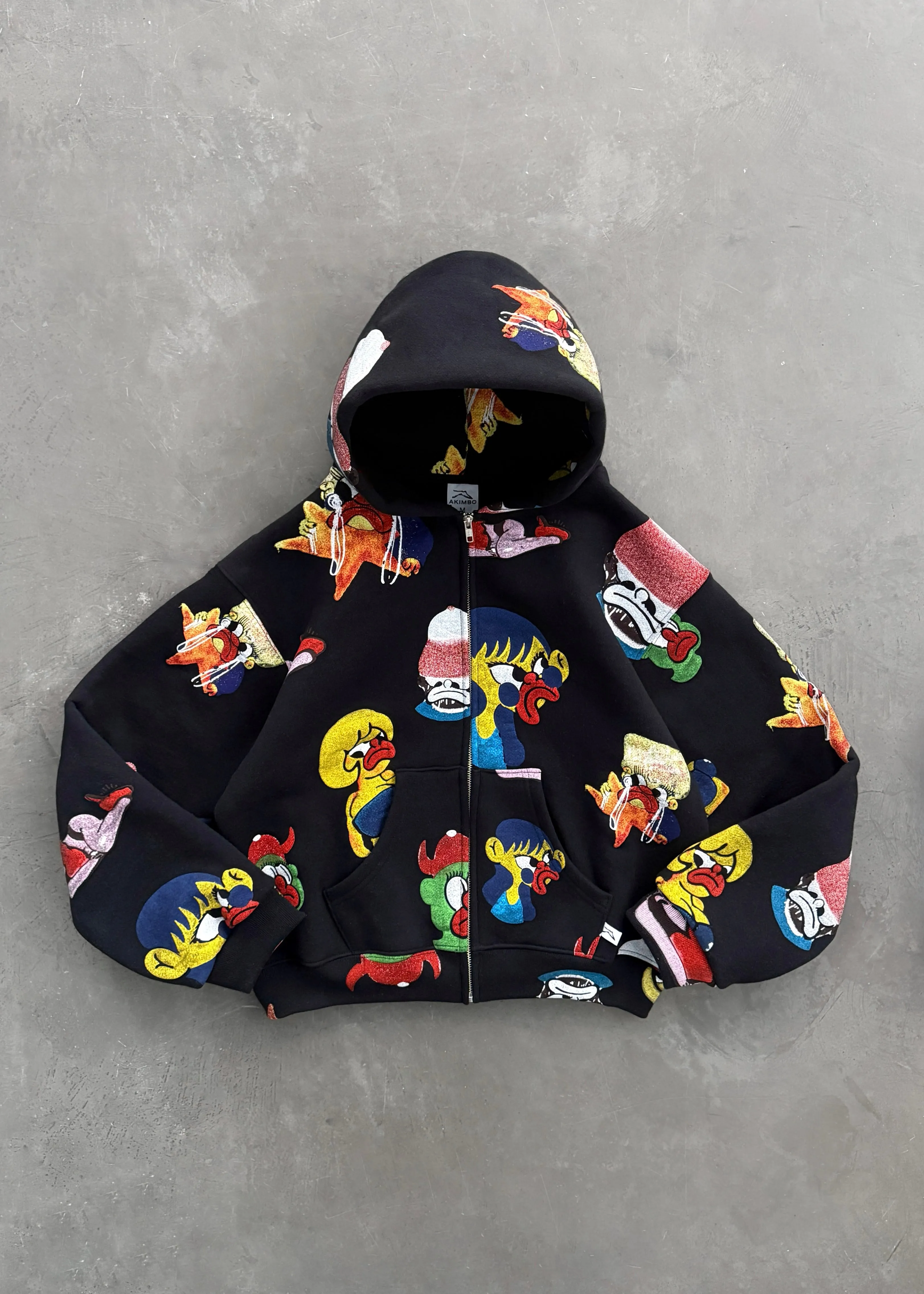 SLAWN NEIGHBORHOOD BLACK ZIP-UP sold by Akimbo product image thumbnail 4