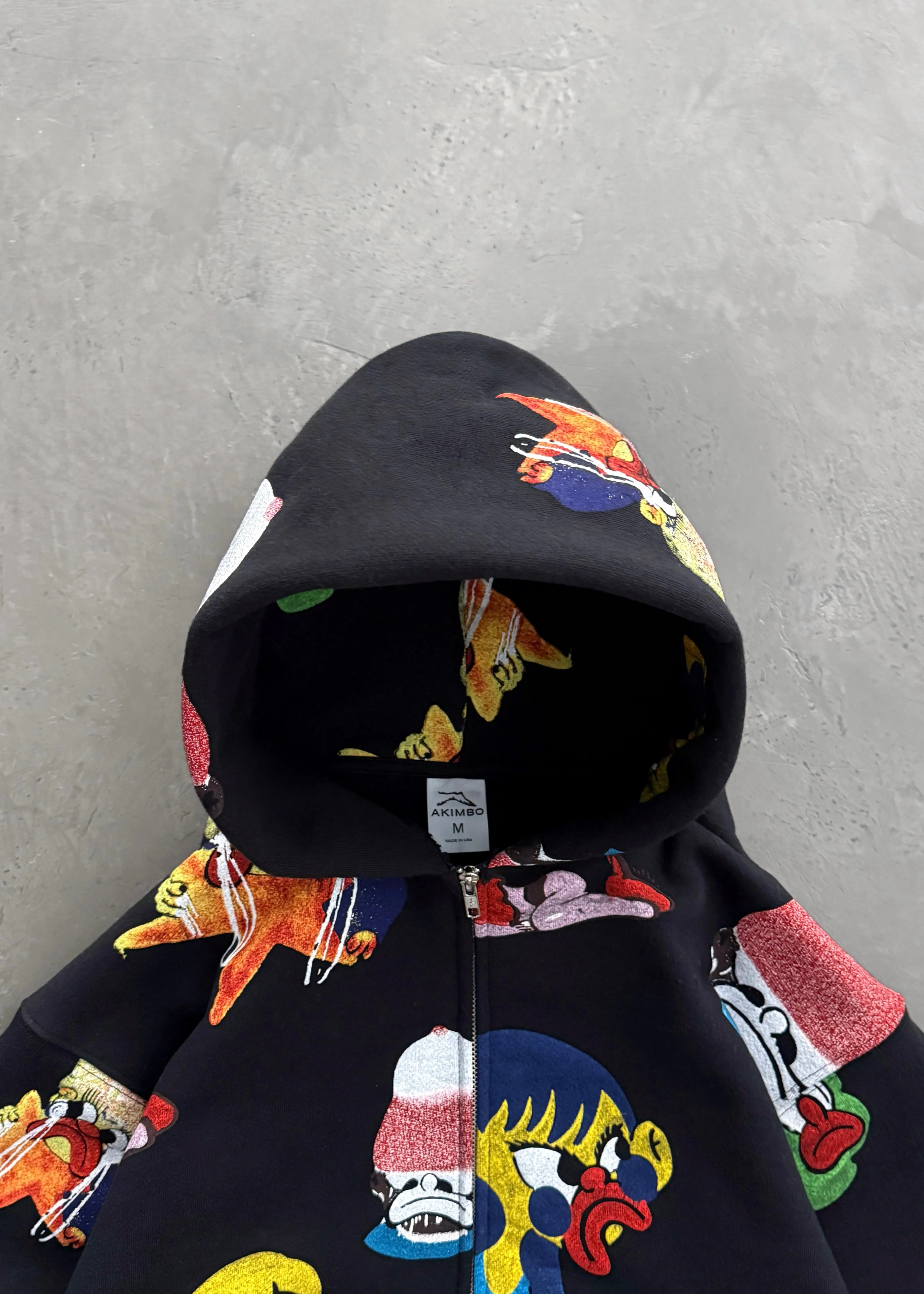 SLAWN NEIGHBORHOOD BLACK ZIP-UP sold by Akimbo product image thumbnail 5