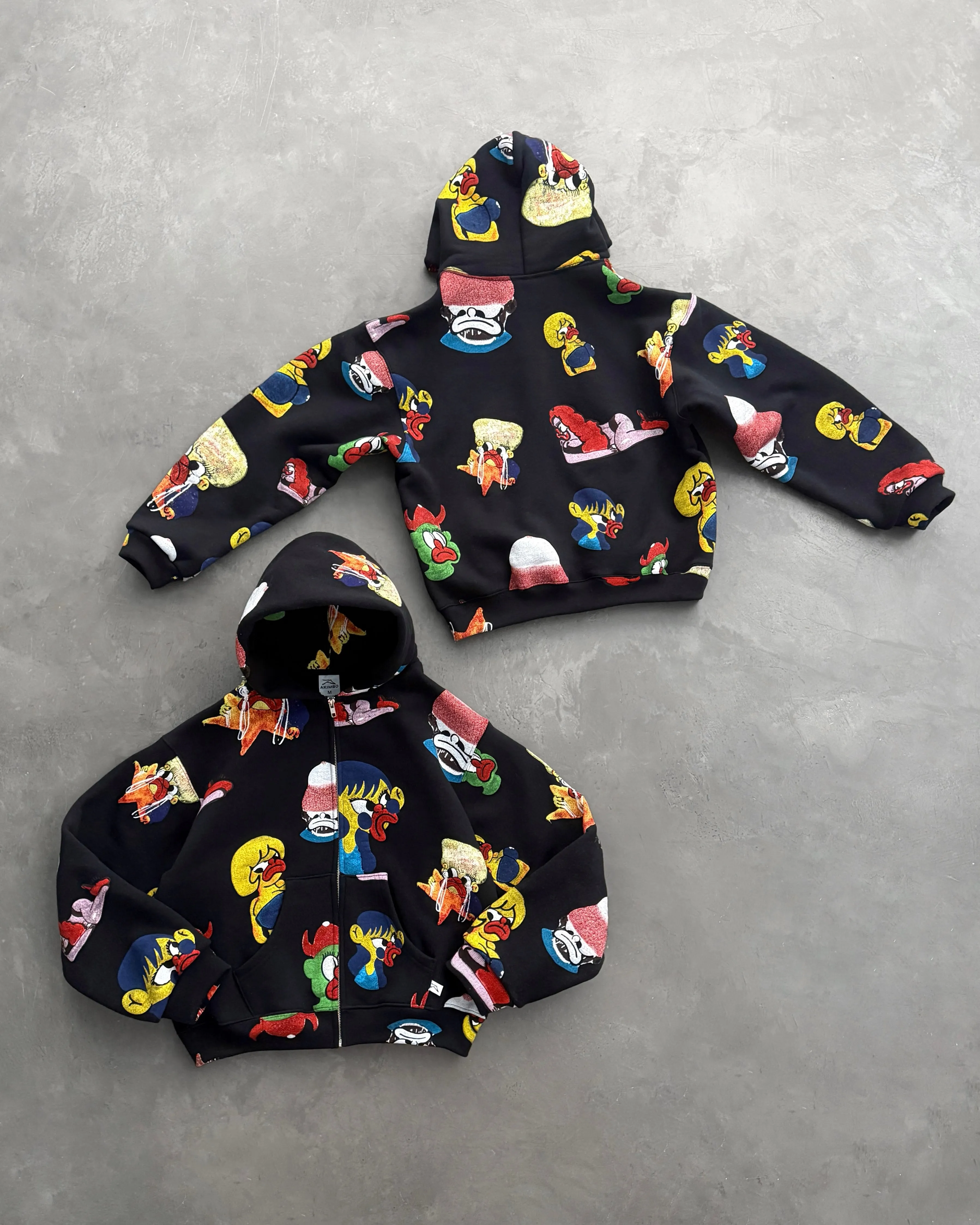 SLAWN NEIGHBORHOOD BLACK ZIP-UP sold by Akimbo product image thumbnail 2