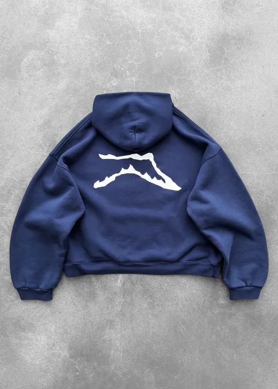 RANGE HOODIE - NAVY made by Akimbo