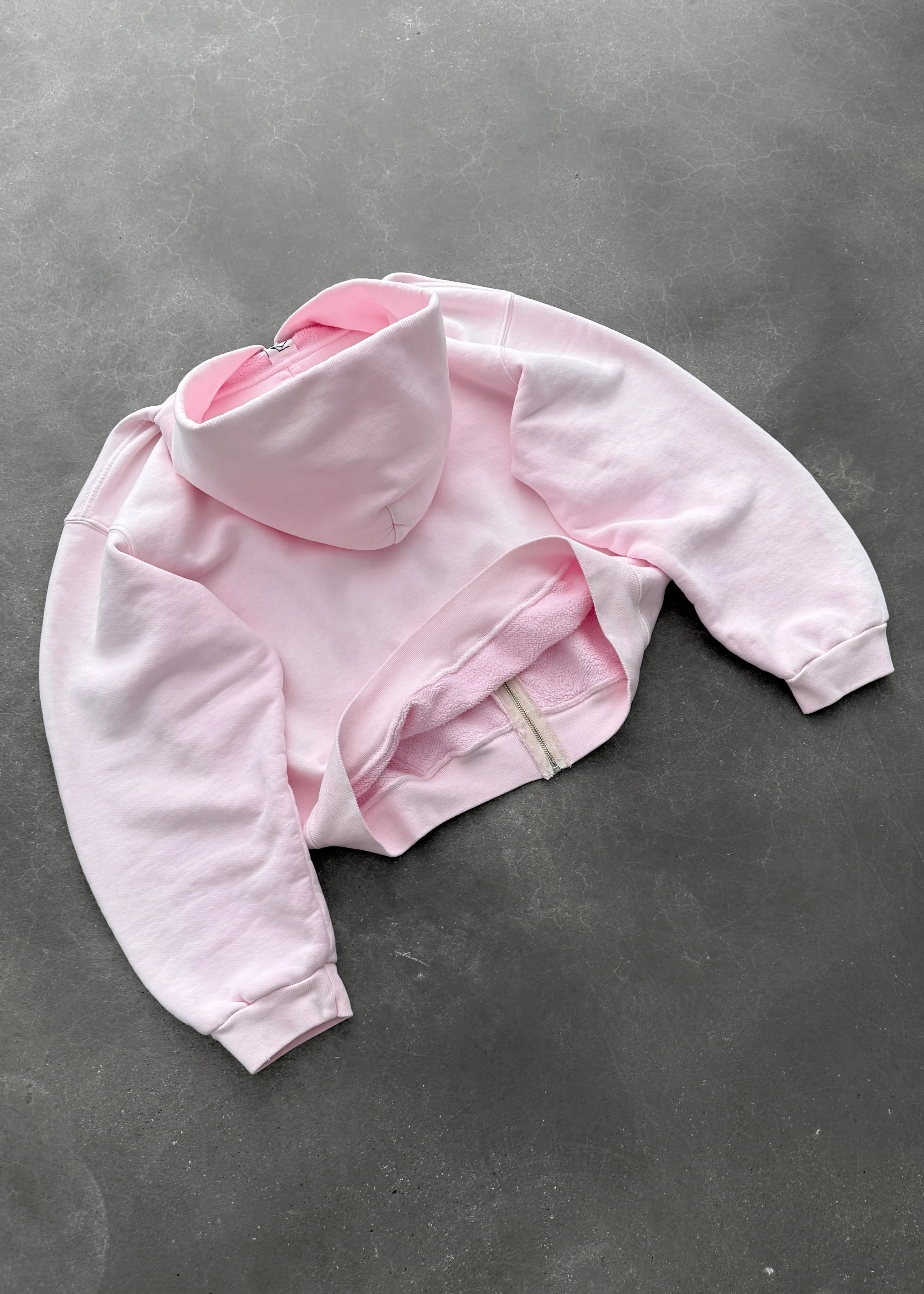 ZIP-UP HOODIE - SUN FADED PINK sold by Akimbo product image thumbnail 4
