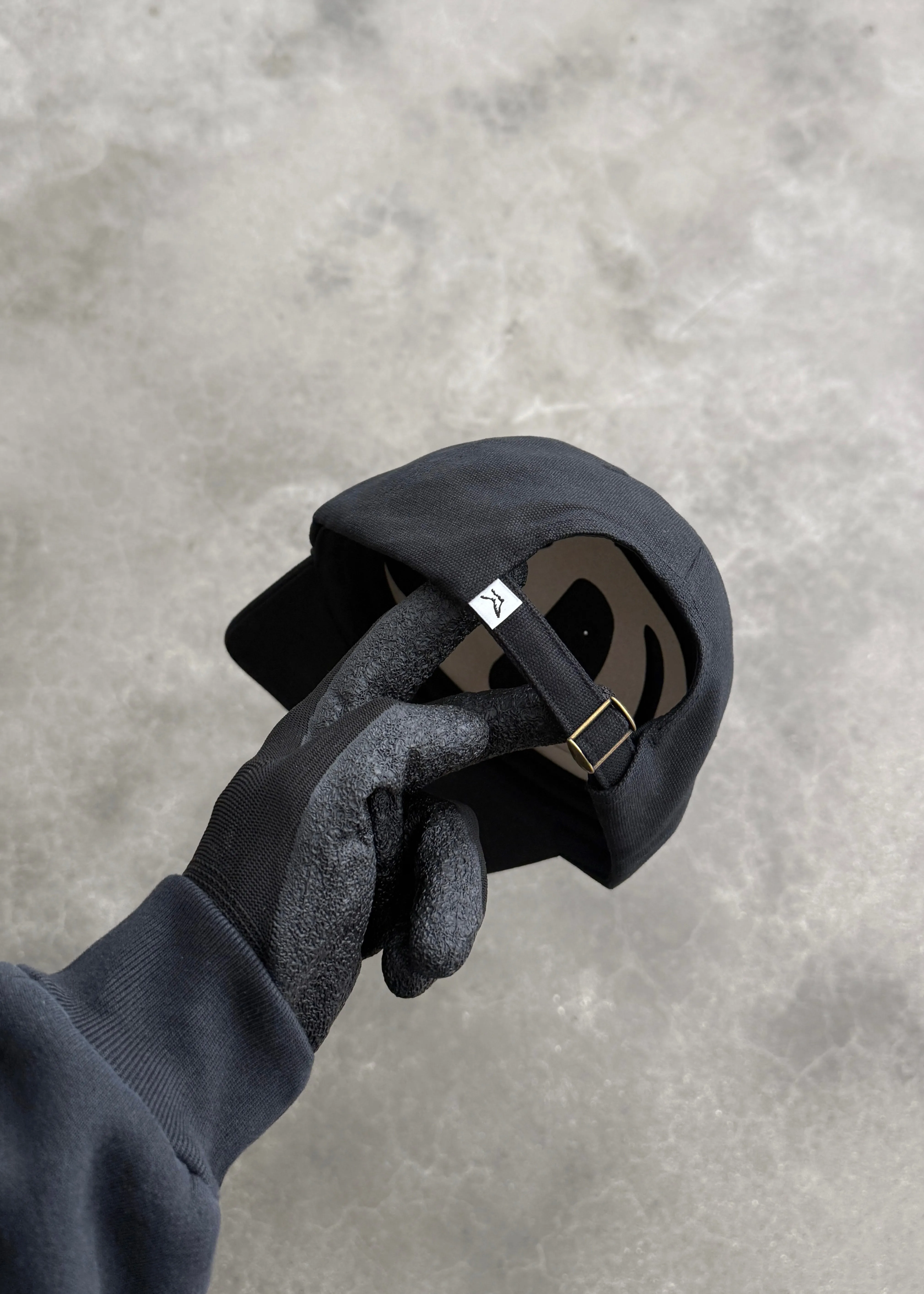 WORK CAP - BLACK CANVAS sold by Akimbo product image thumbnail 4