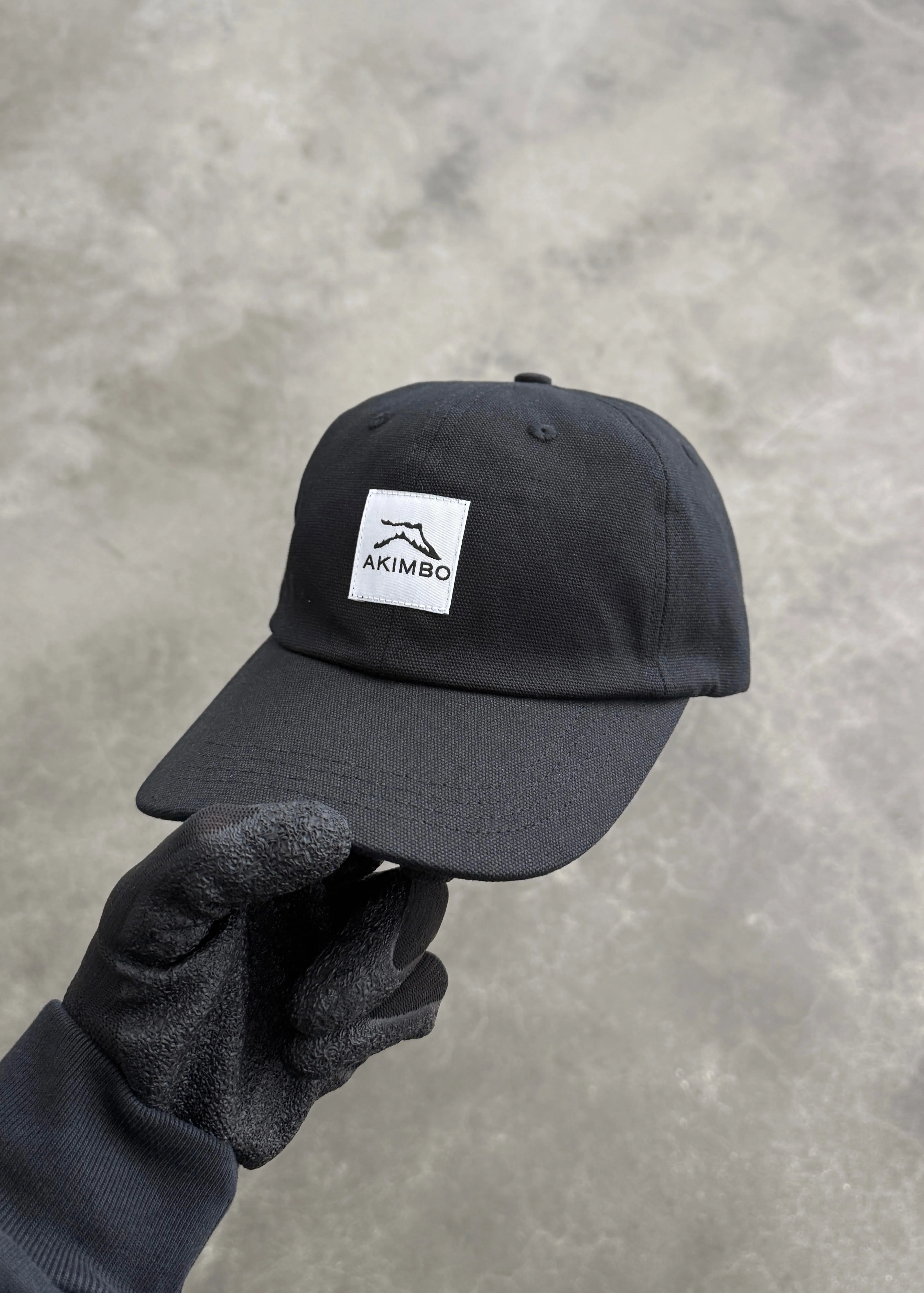 WORK CAP - BLACK CANVAS sold by Akimbo product image thumbnail 2