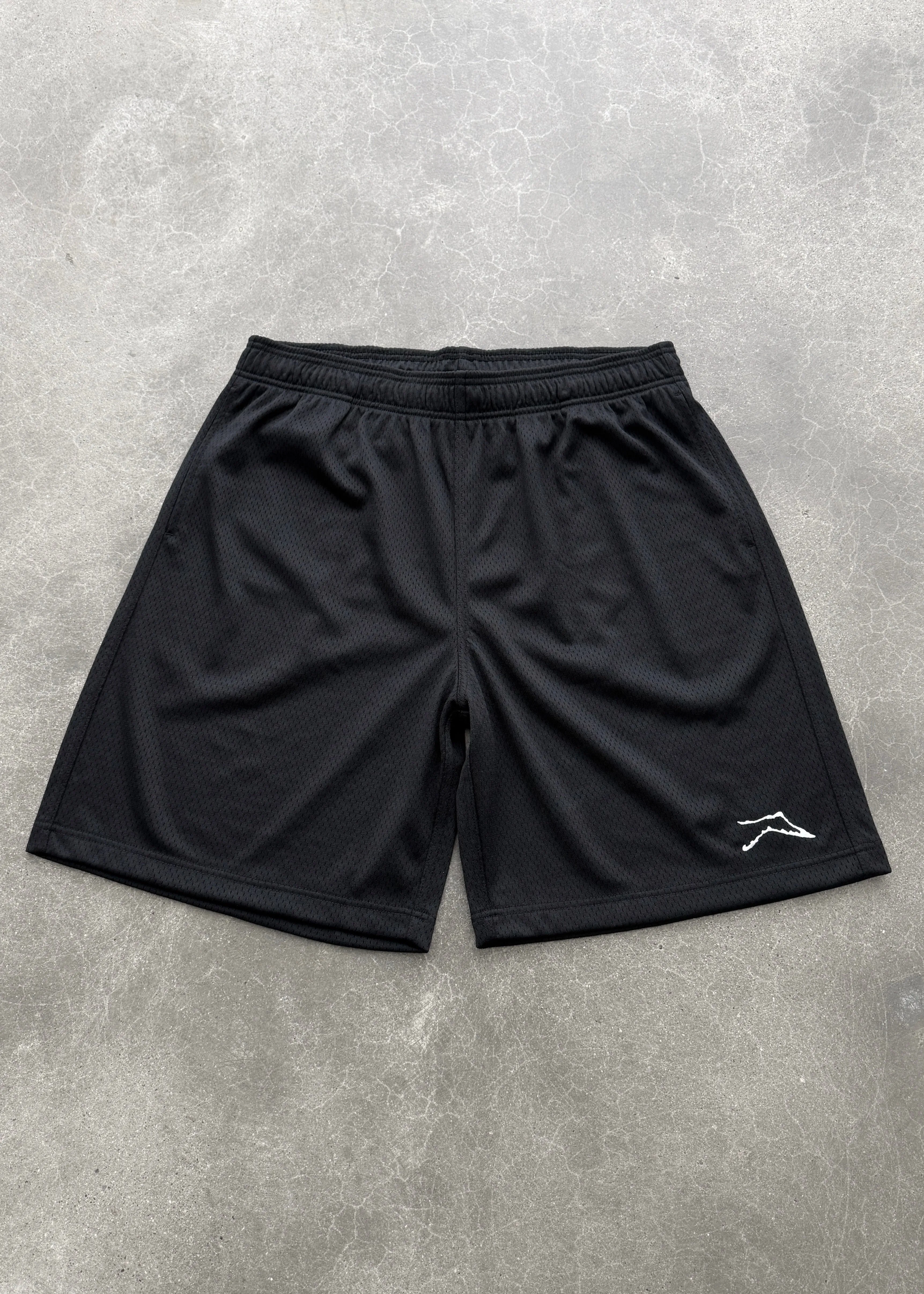 RANGE MESH SHORTS - BLACK sold by Akimbo
