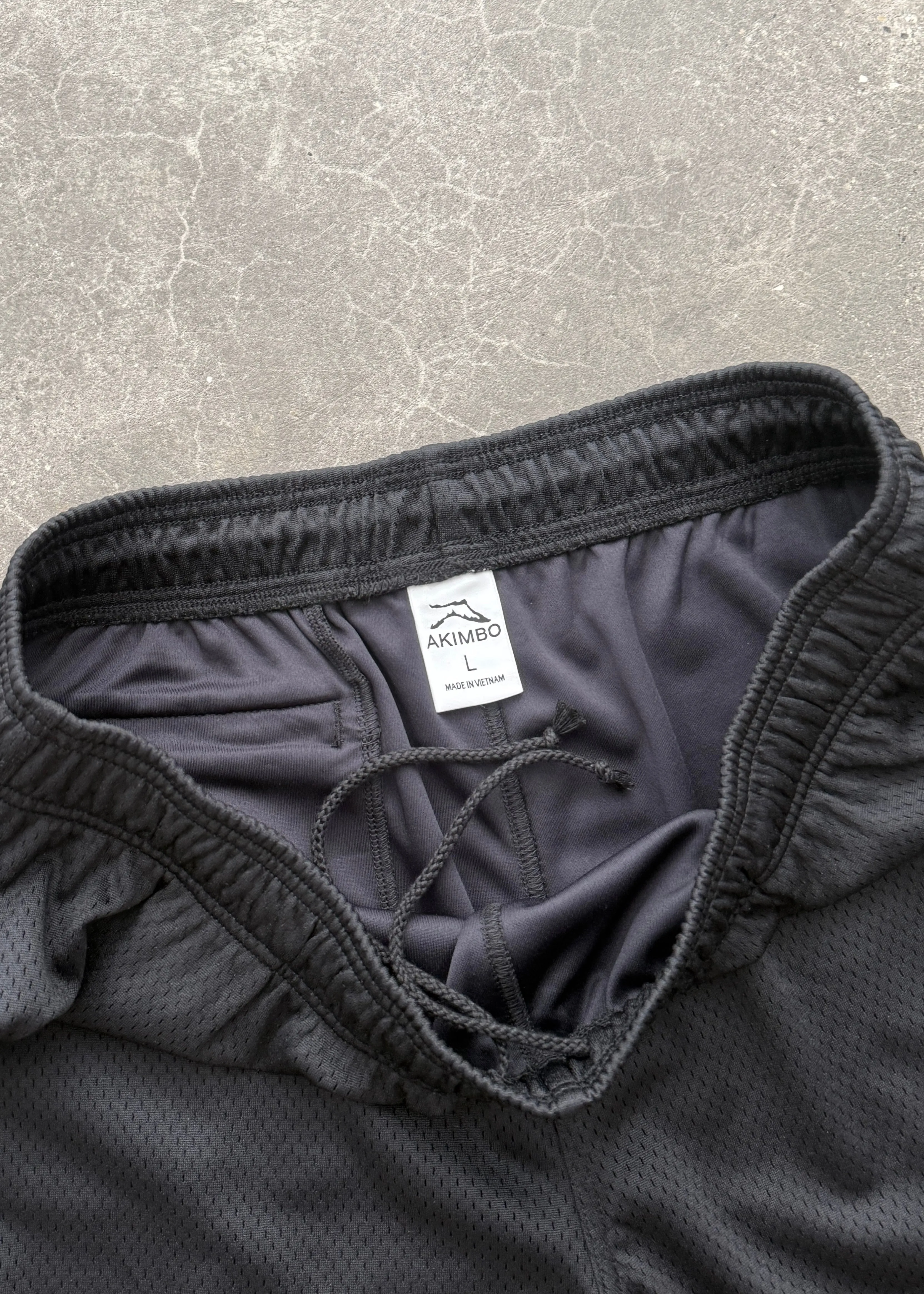RANGE MESH SHORTS - BLACK sold by Akimbo product image thumbnail 5