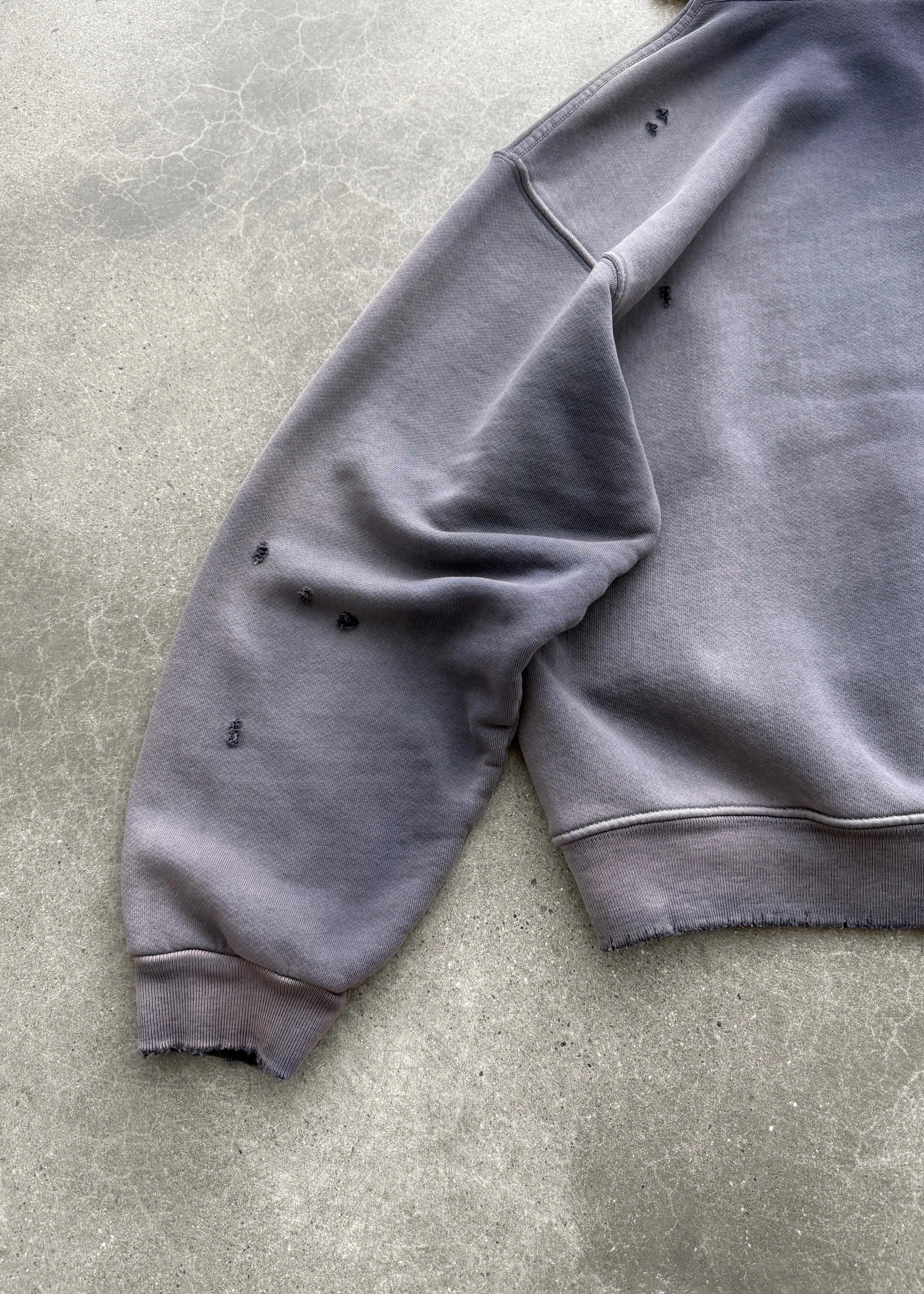 "WATCH-PEEKER" ZIP UP HOODIE - SUN FADED EGGPLANT sold by Akimbo product image thumbnail 5