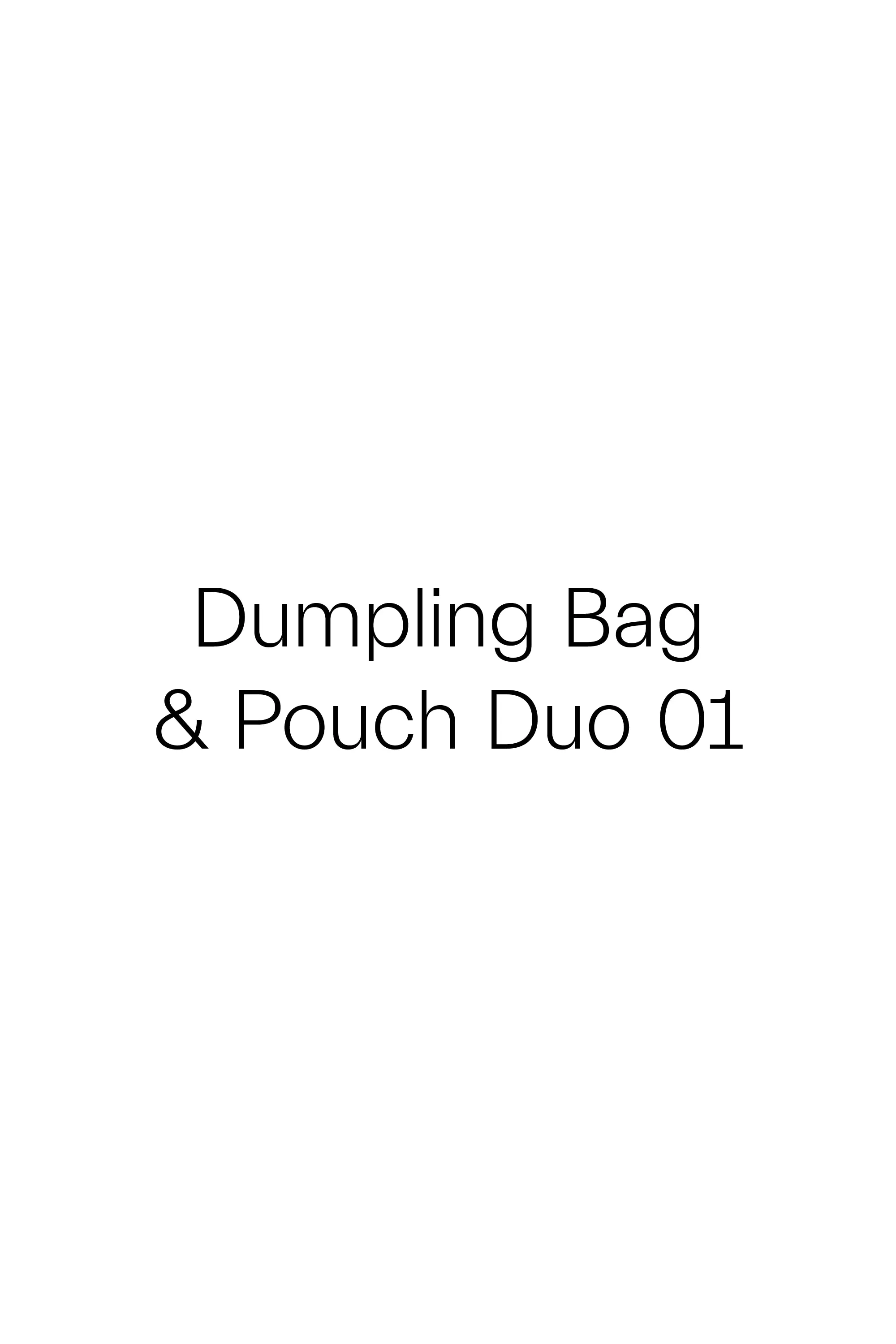 Dumpling Bag & Pouch Duo 01 sold by Beyond The Vines product image thumbnail 3