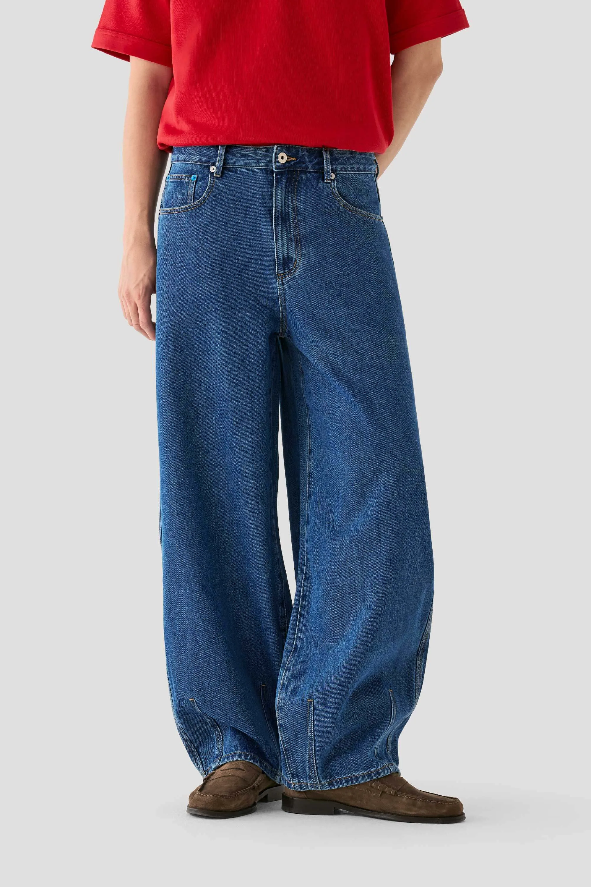Mens Cocoon Fit Denim Trouser sold by Beyond The Vines product image thumbnail 5