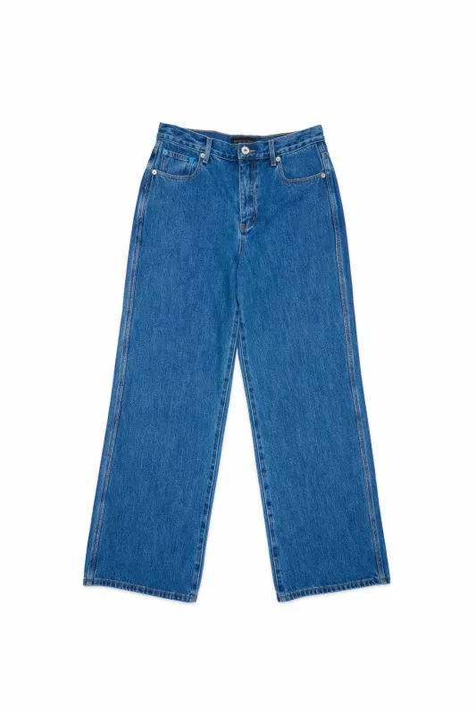 Womens Relaxed Fit Denim Trouser sold by Beyond The Vines