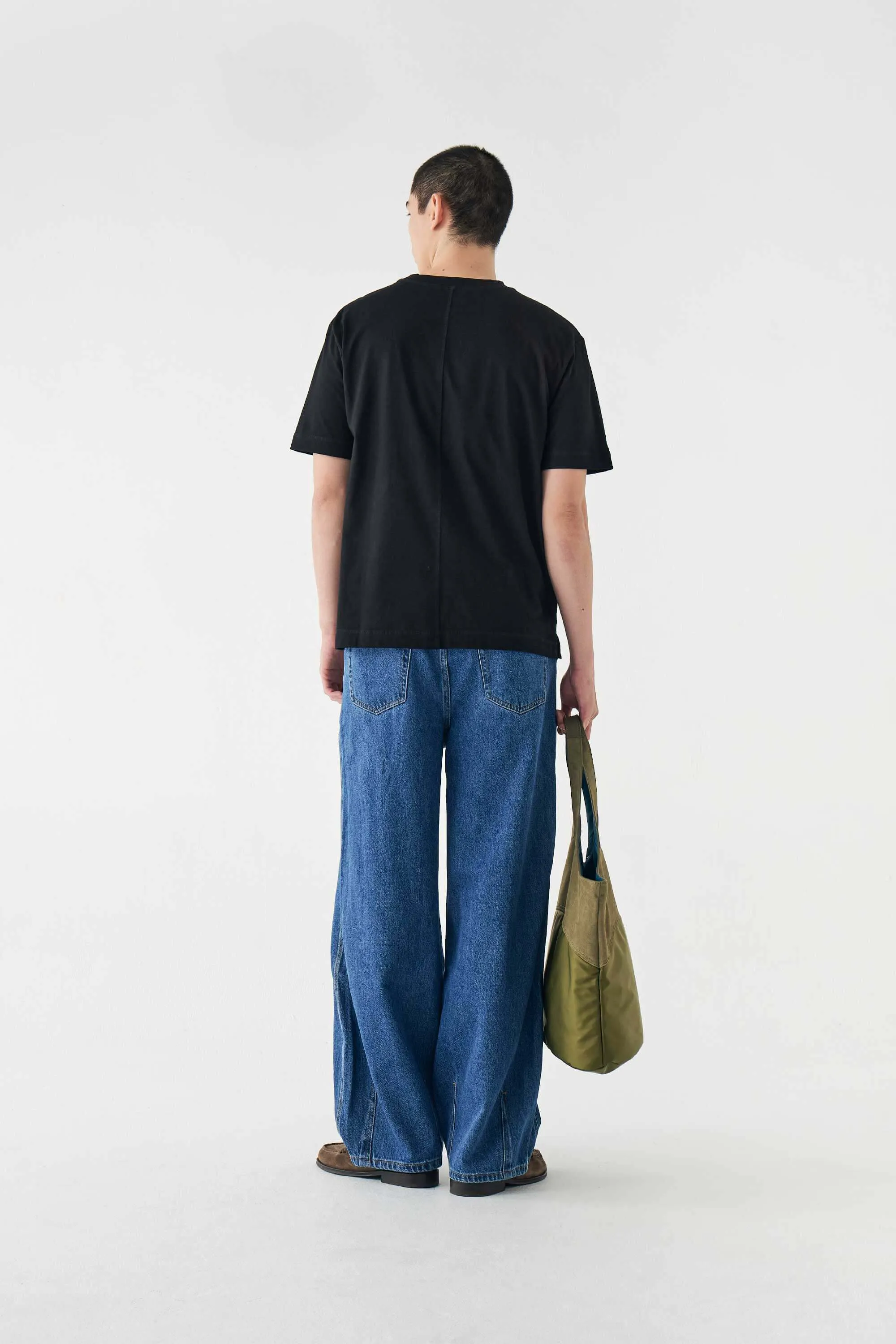 Mens Relaxed Organic Cotton T Shirt sold by Beyond The Vines product image thumbnail 3