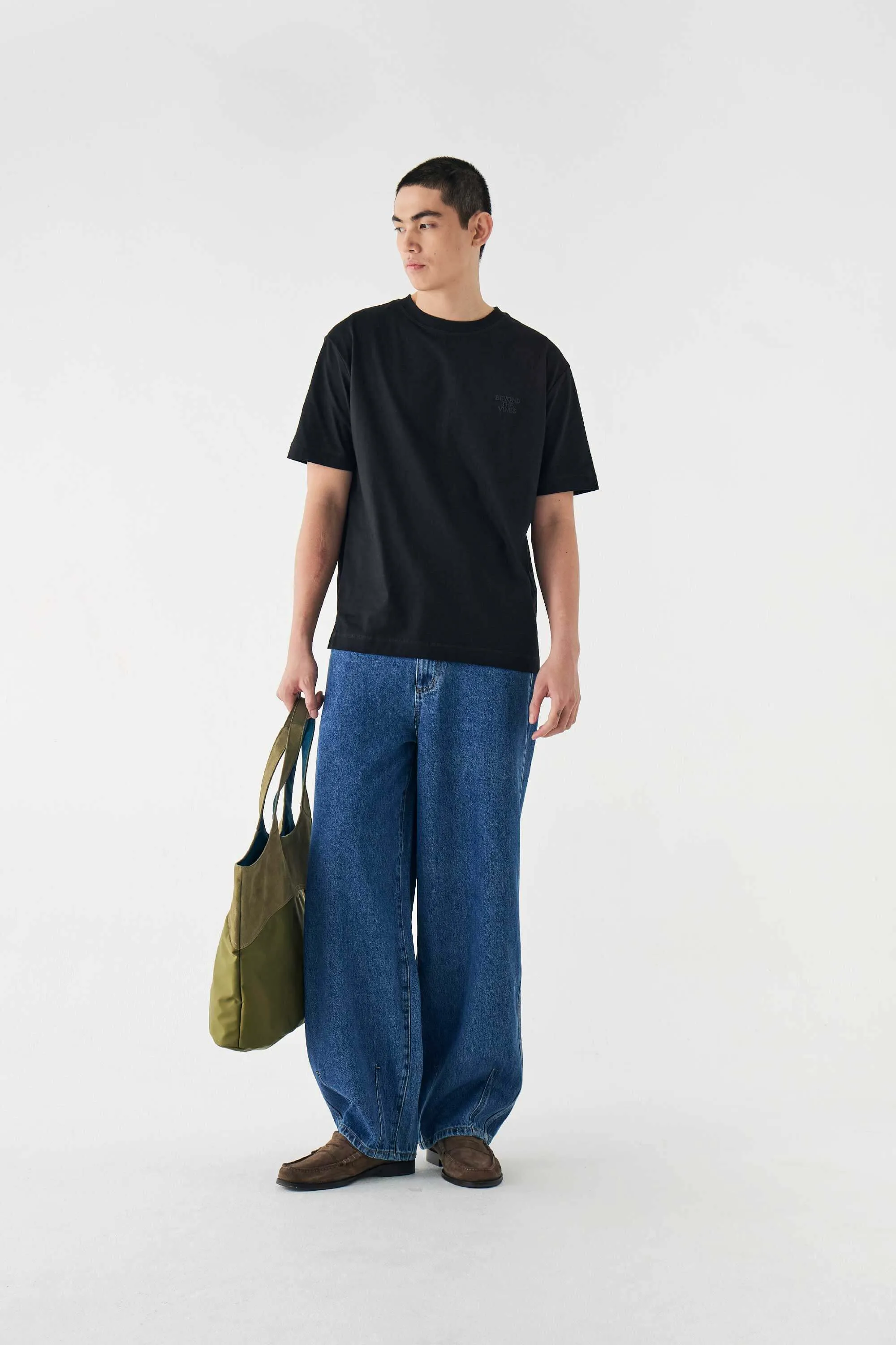 Mens Relaxed Organic Cotton T Shirt sold by Beyond The Vines product image thumbnail 4