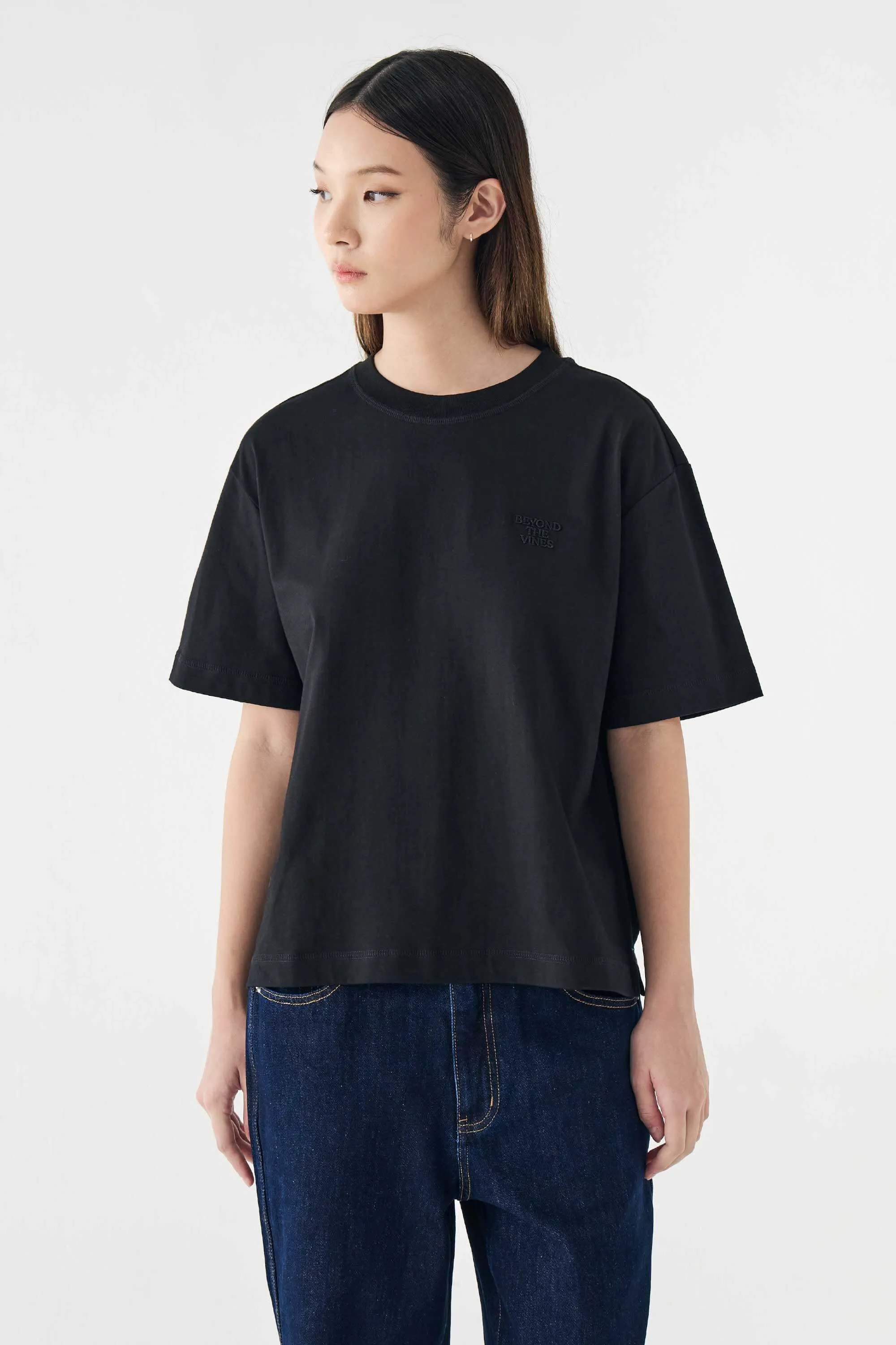 Womens Relaxed Organic Cotton T Shirt sold by Beyond The Vines product image thumbnail 5