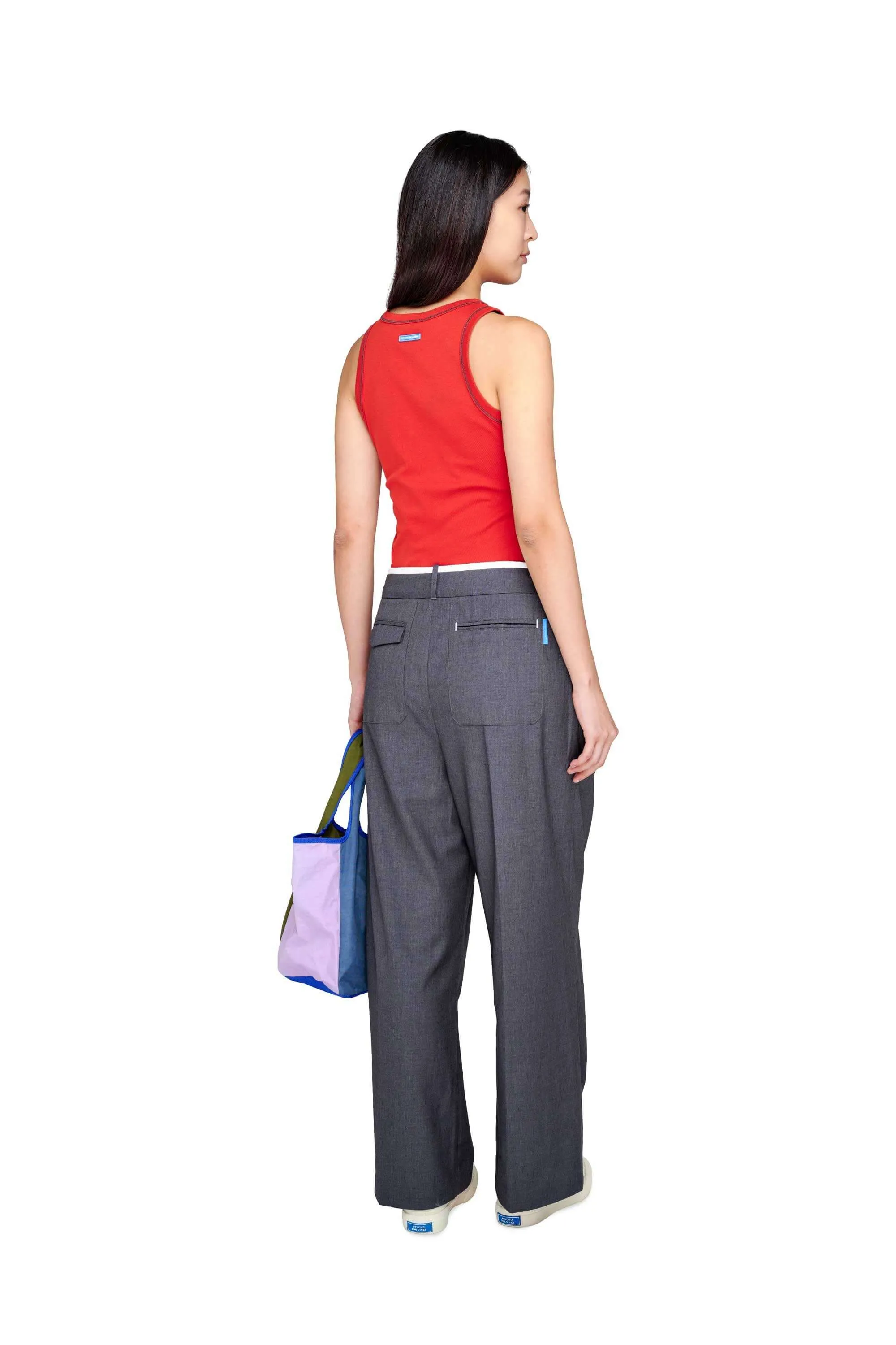 Contrast Detail Suiting Trouser sold by Beyond The Vines product image thumbnail 4