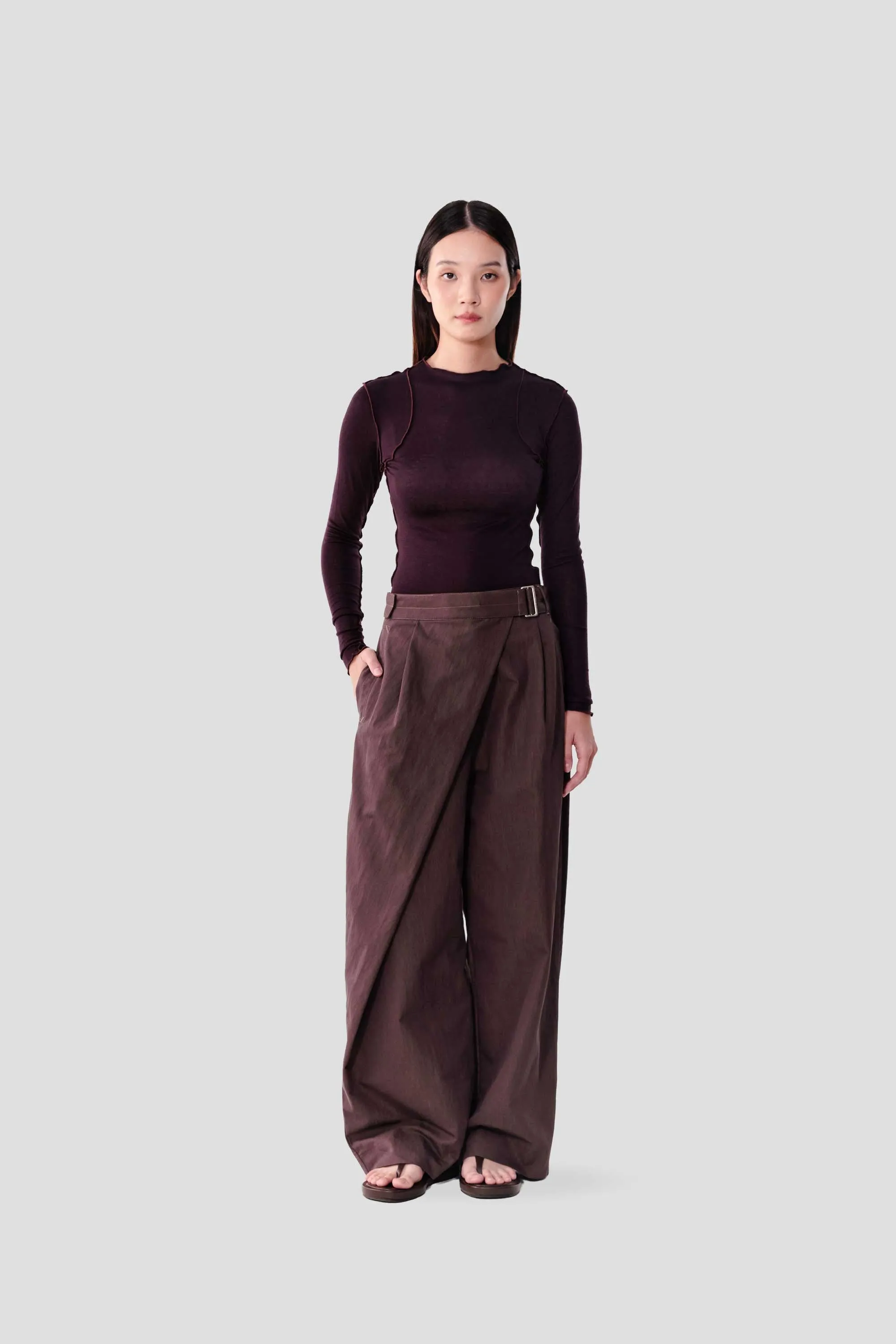 Womens Front Wrap Trouser sold by Beyond The Vines product image thumbnail 3