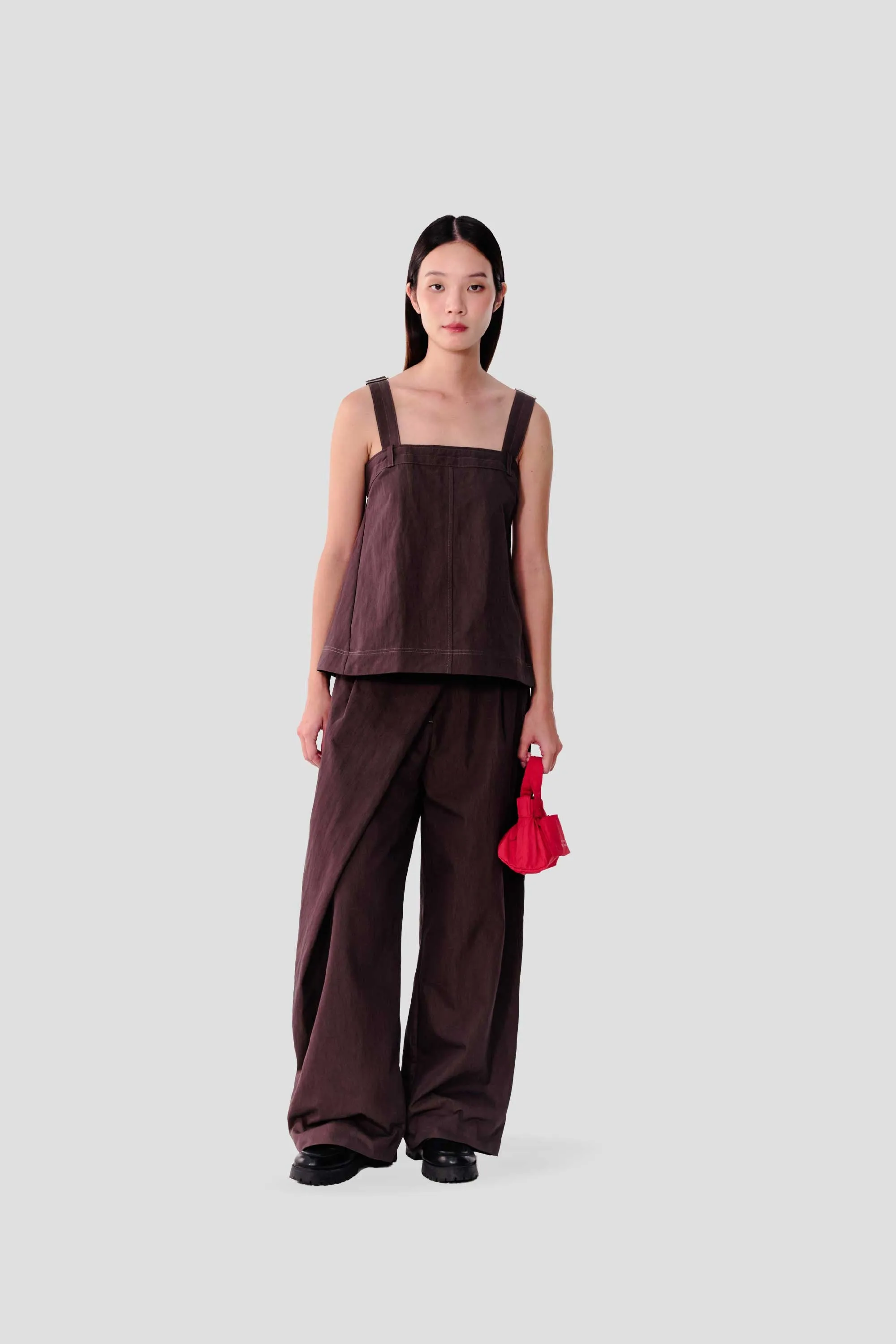 Womens Belt Detail Cami Top sold by Beyond The Vines product image thumbnail 3