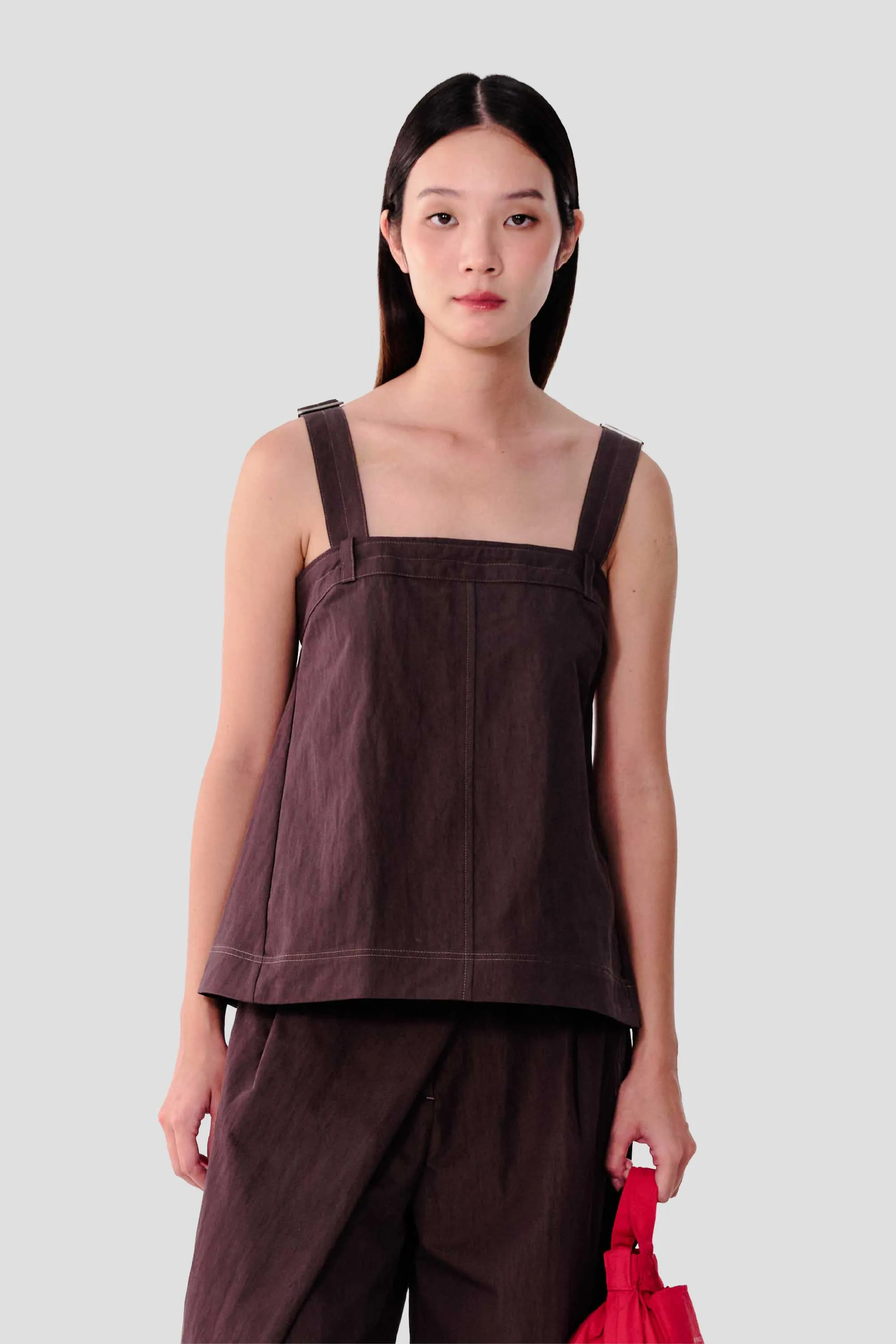 Womens Belt Detail Cami Top sold by Beyond The Vines product image thumbnail 5