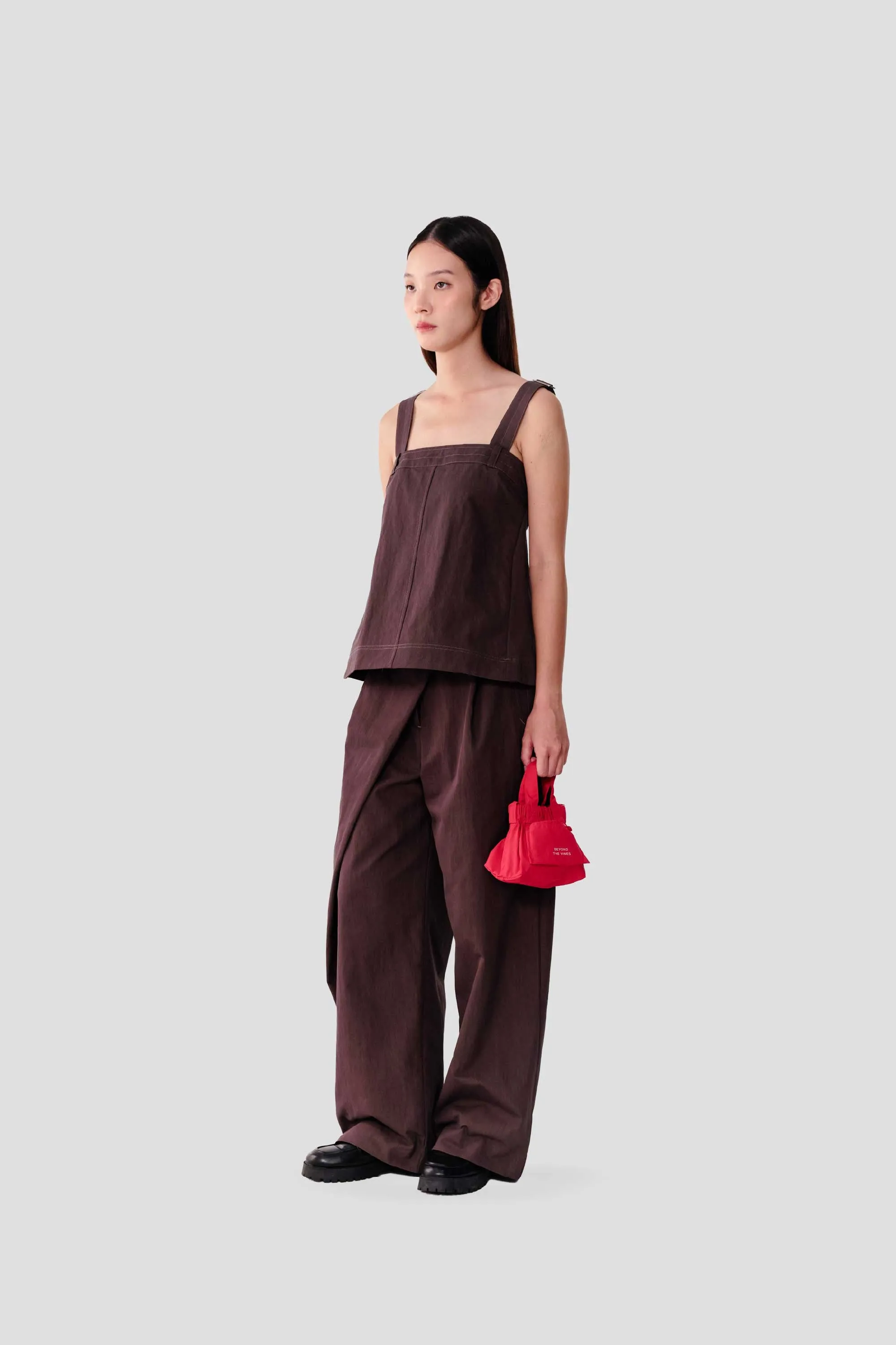 Womens Belt Detail Cami Top sold by Beyond The Vines product image thumbnail 2