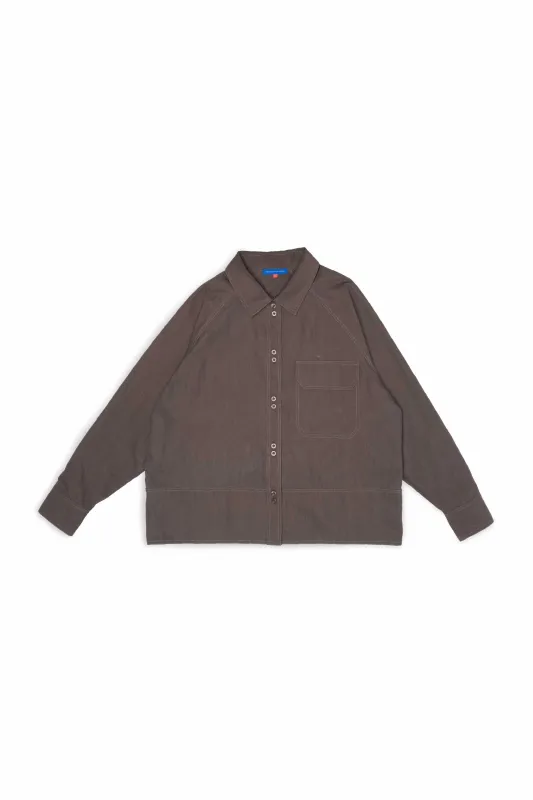 Womens Panelled Overshirt made by Beyond The Vines