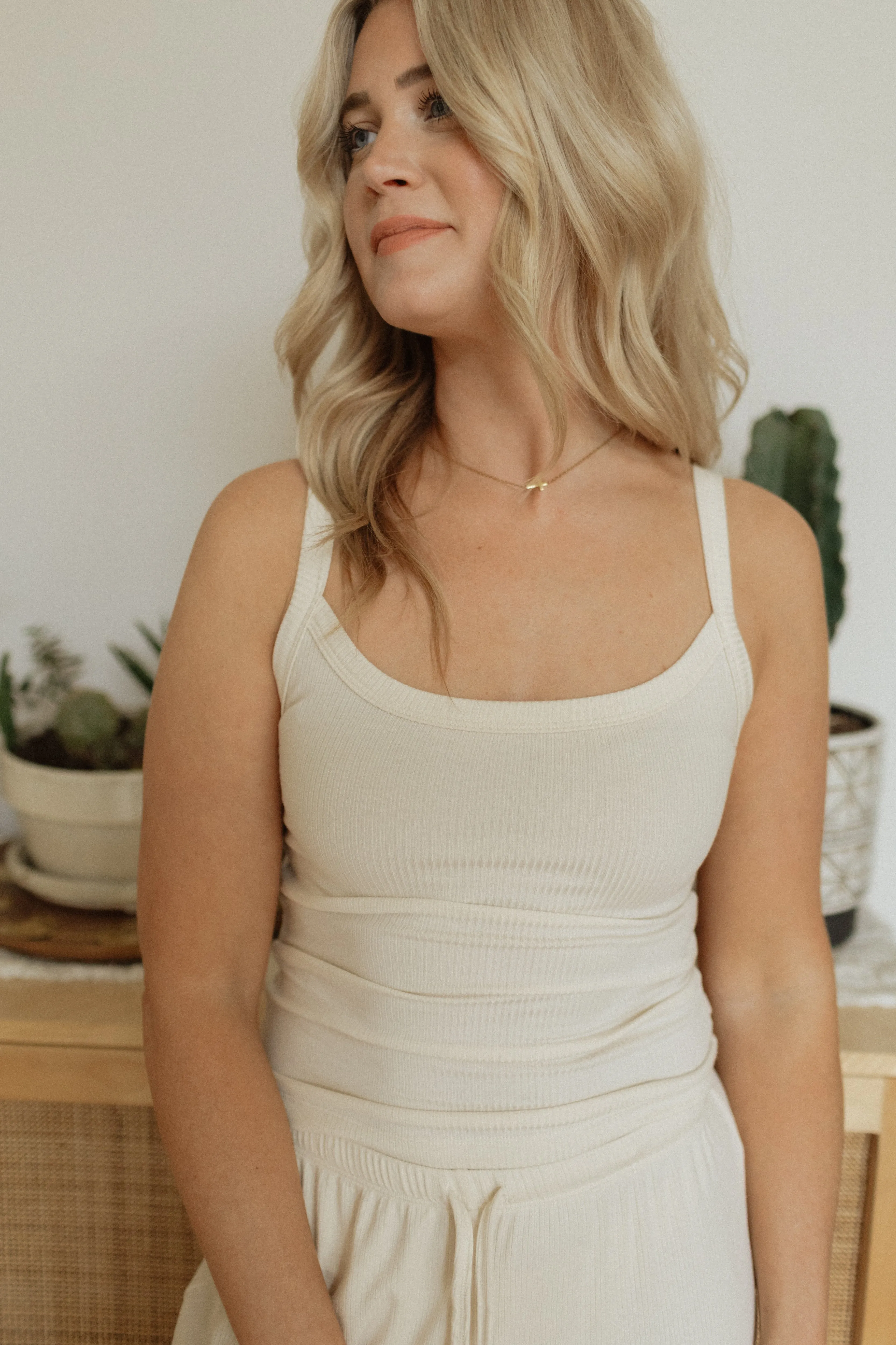 Ladies Ribbed Scoop Neck Tank sold by Jax & Lennon product image thumbnail 4