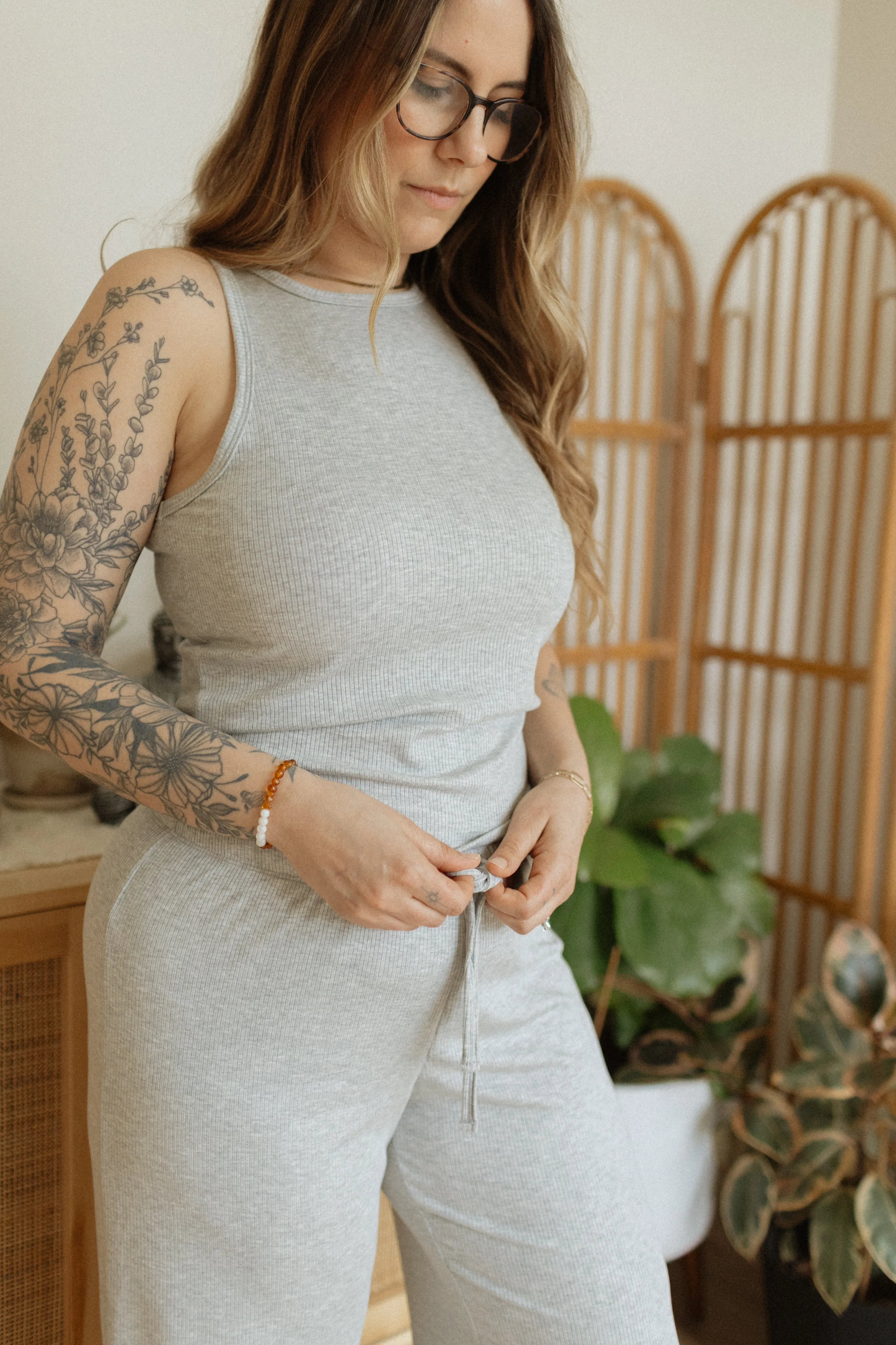 Ladies Ribbed High Neck Tank sold by Jax & Lennon product image thumbnail 2