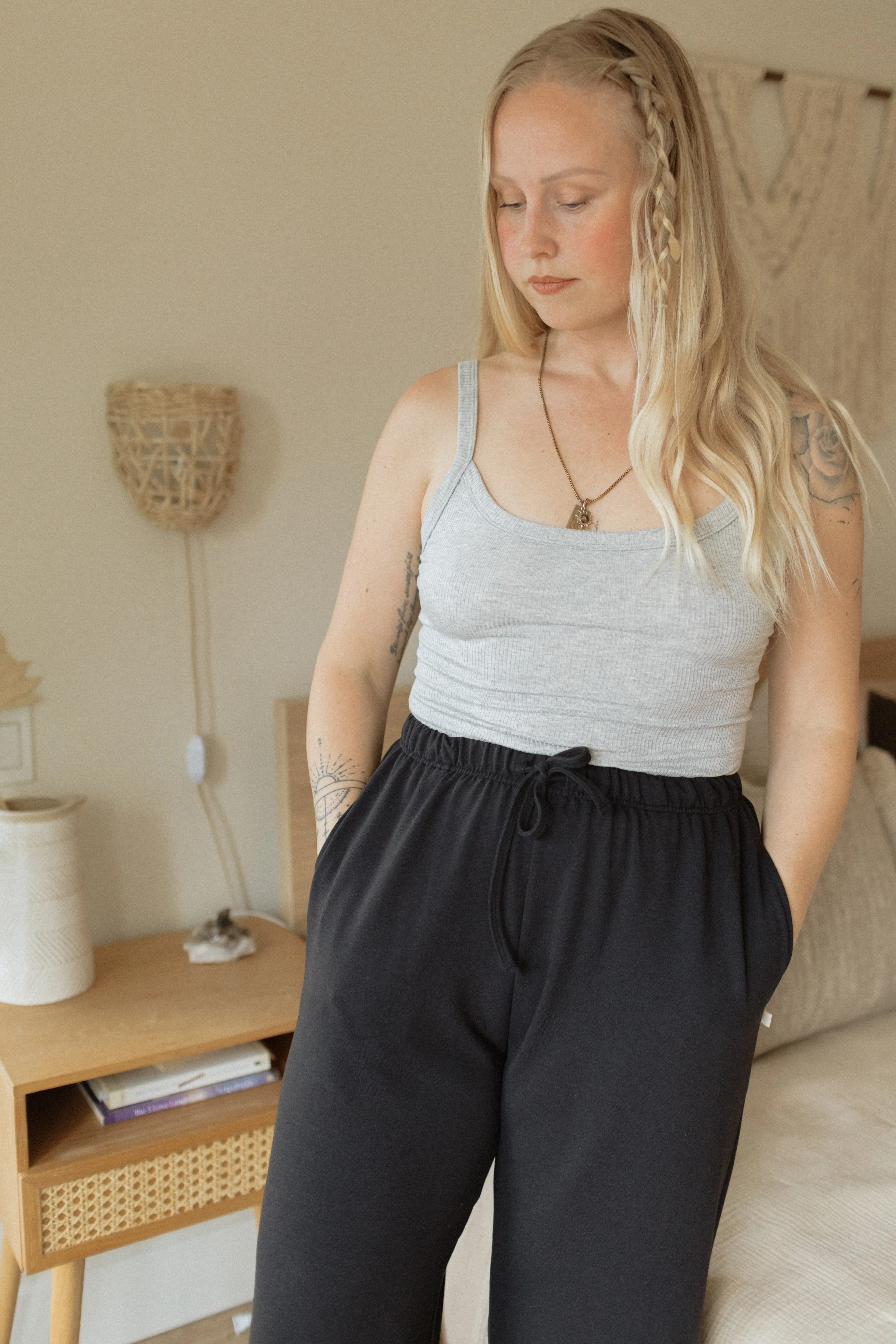 Ladies Terry Raw Edge Sweatpants sold by Jax & Lennon product image thumbnail 2