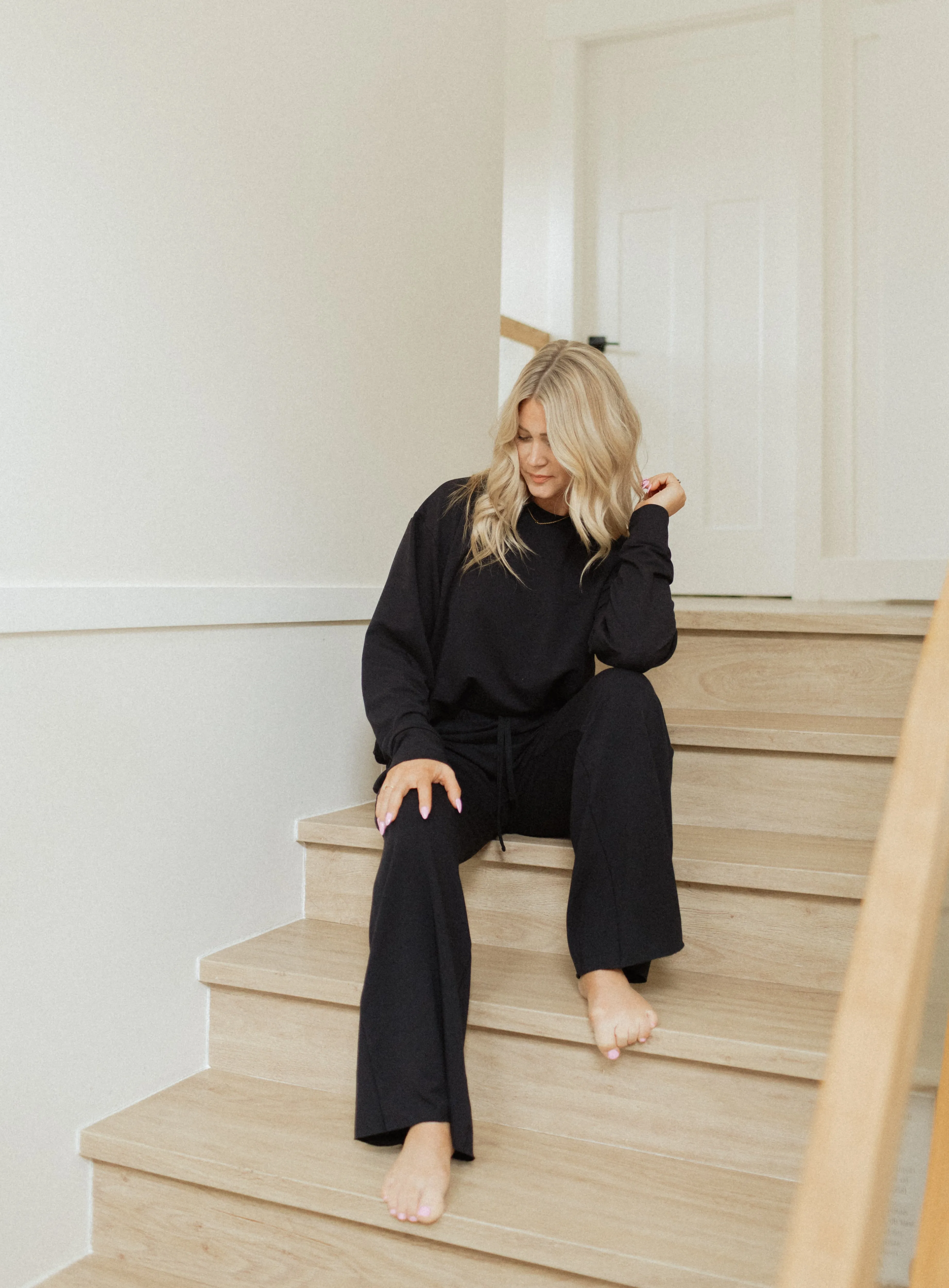 Ladies Terry Raw Edge Sweatpants sold by Jax & Lennon product image thumbnail 4