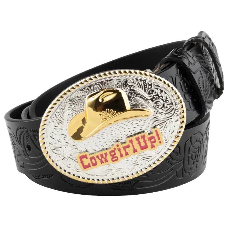 Cowgirl Up Belt made by Western Cowboy