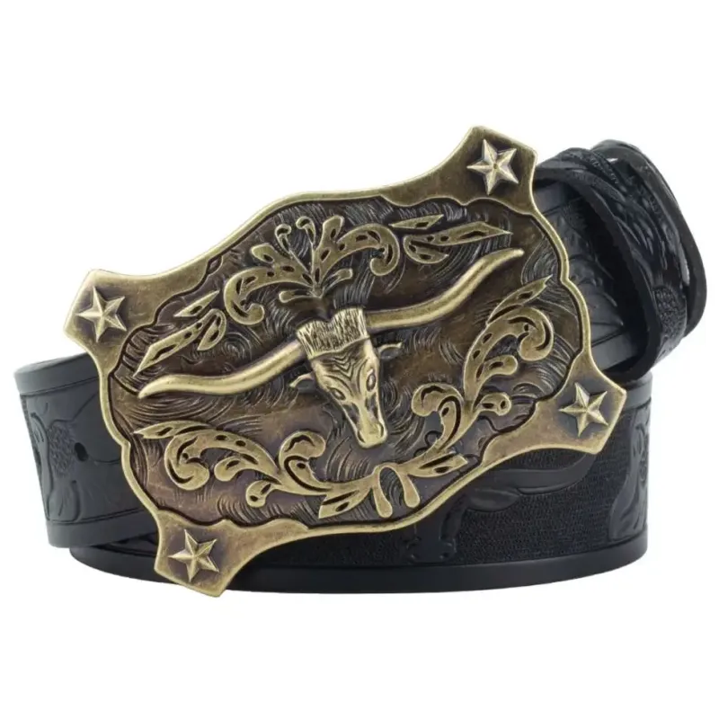 Texas Longhorn Belt made by Western Cowboy