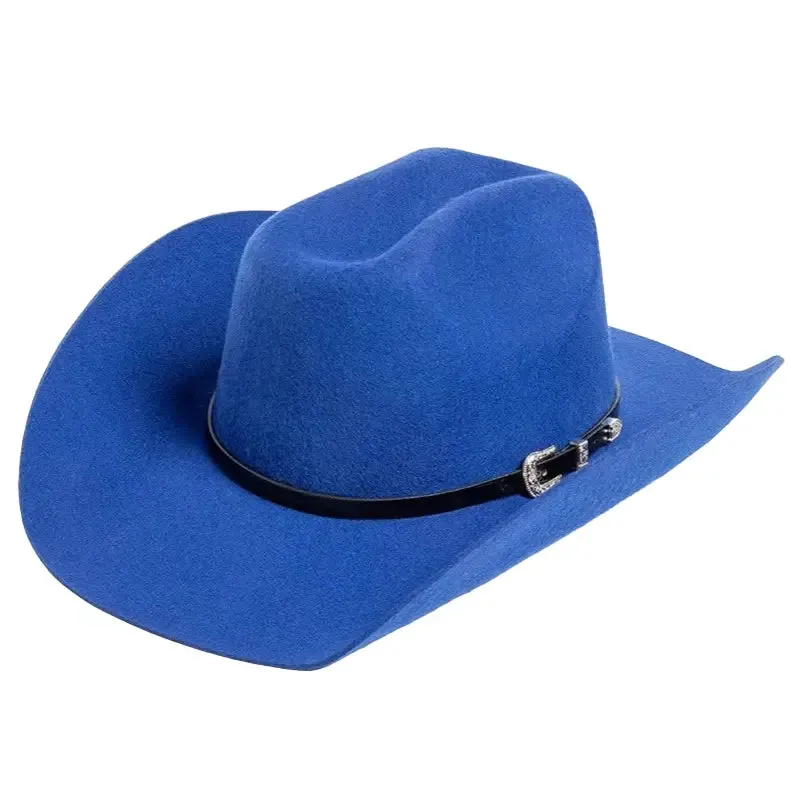 Blue Felt Cowboy Hat made by Western Cowboy