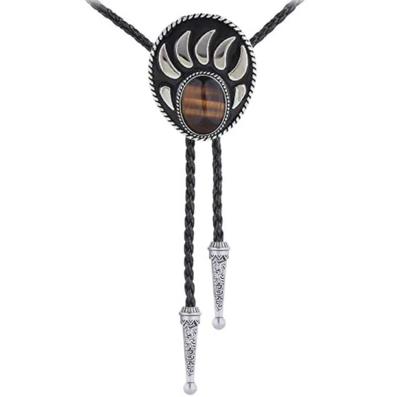 Bear Claw Bolo Tie sold by Western Cowboy product image thumbnail 2