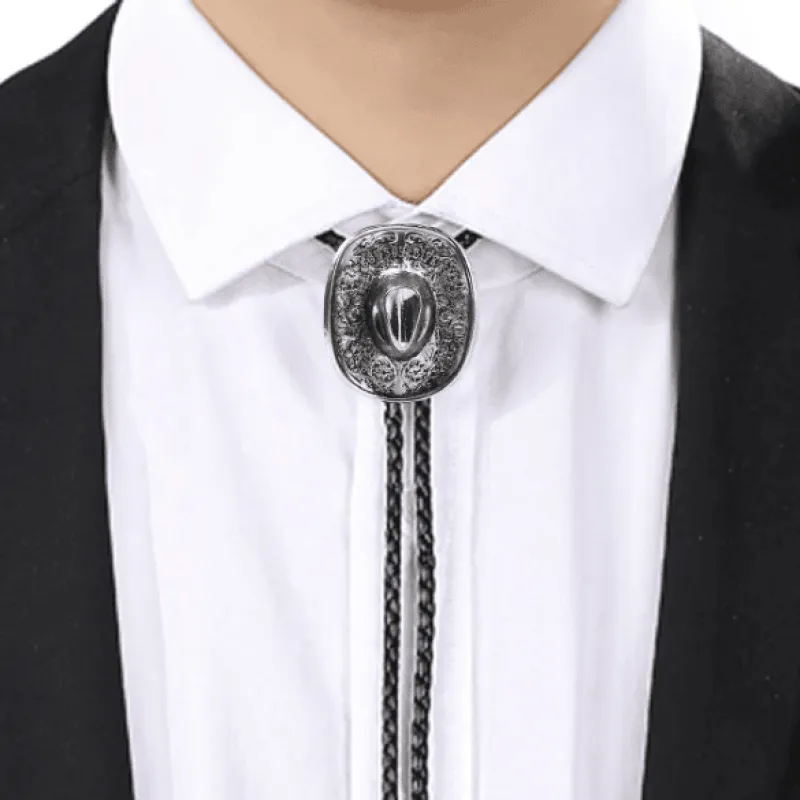 Cowboy Hat Bolo Tie made by Western Cowboy