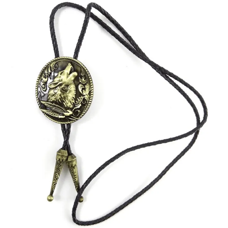 Howling Wolf Bolo Tie sold by Western Cowboy product image thumbnail 4