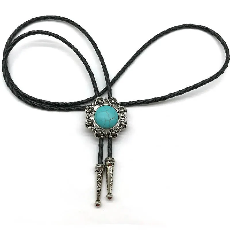 Vintage Turquoise Bolo Tie sold by Western Cowboy product image thumbnail 3