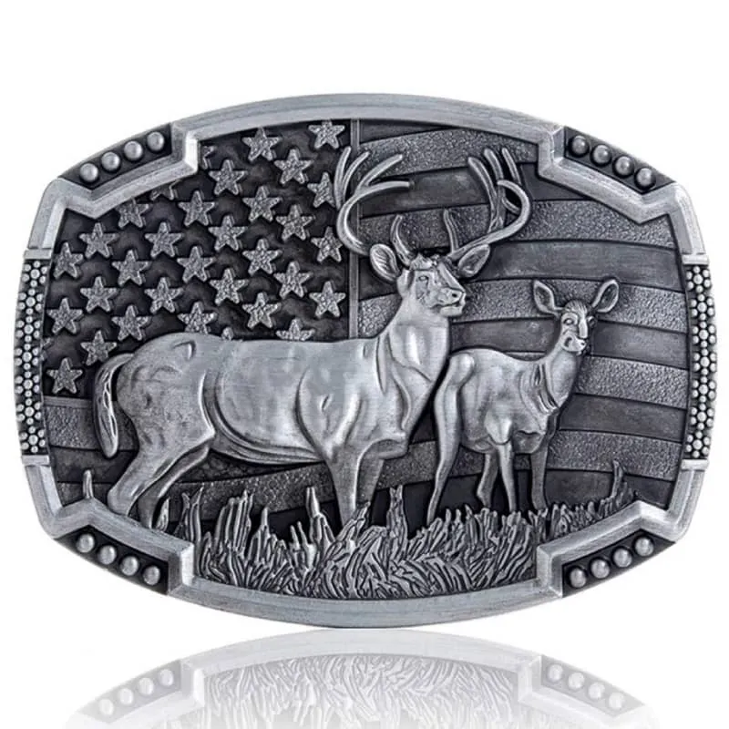 Hunting Belt Buckle made by Western Cowboy